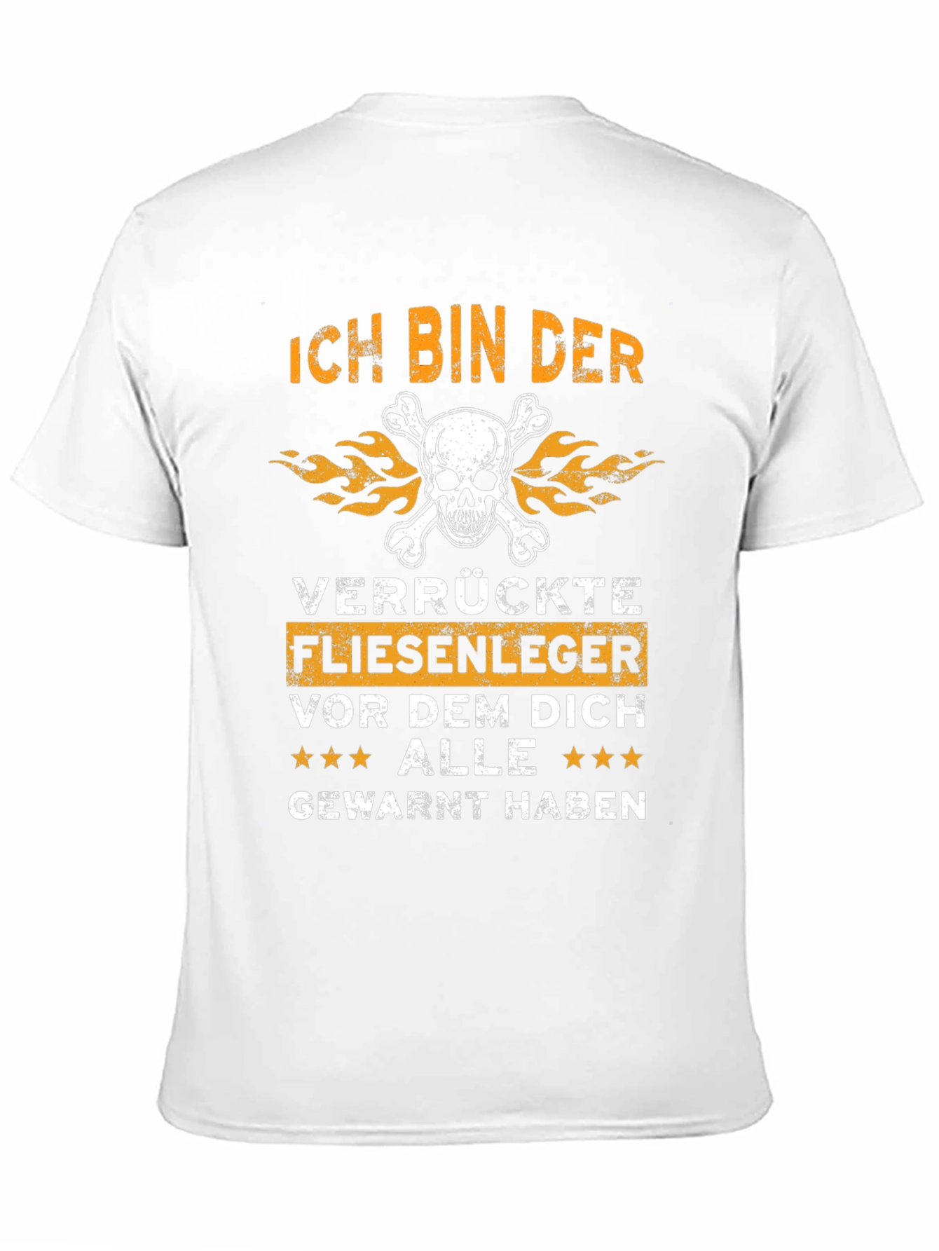 Ich Bin Der Verrückte Fliesenger T-Shirt