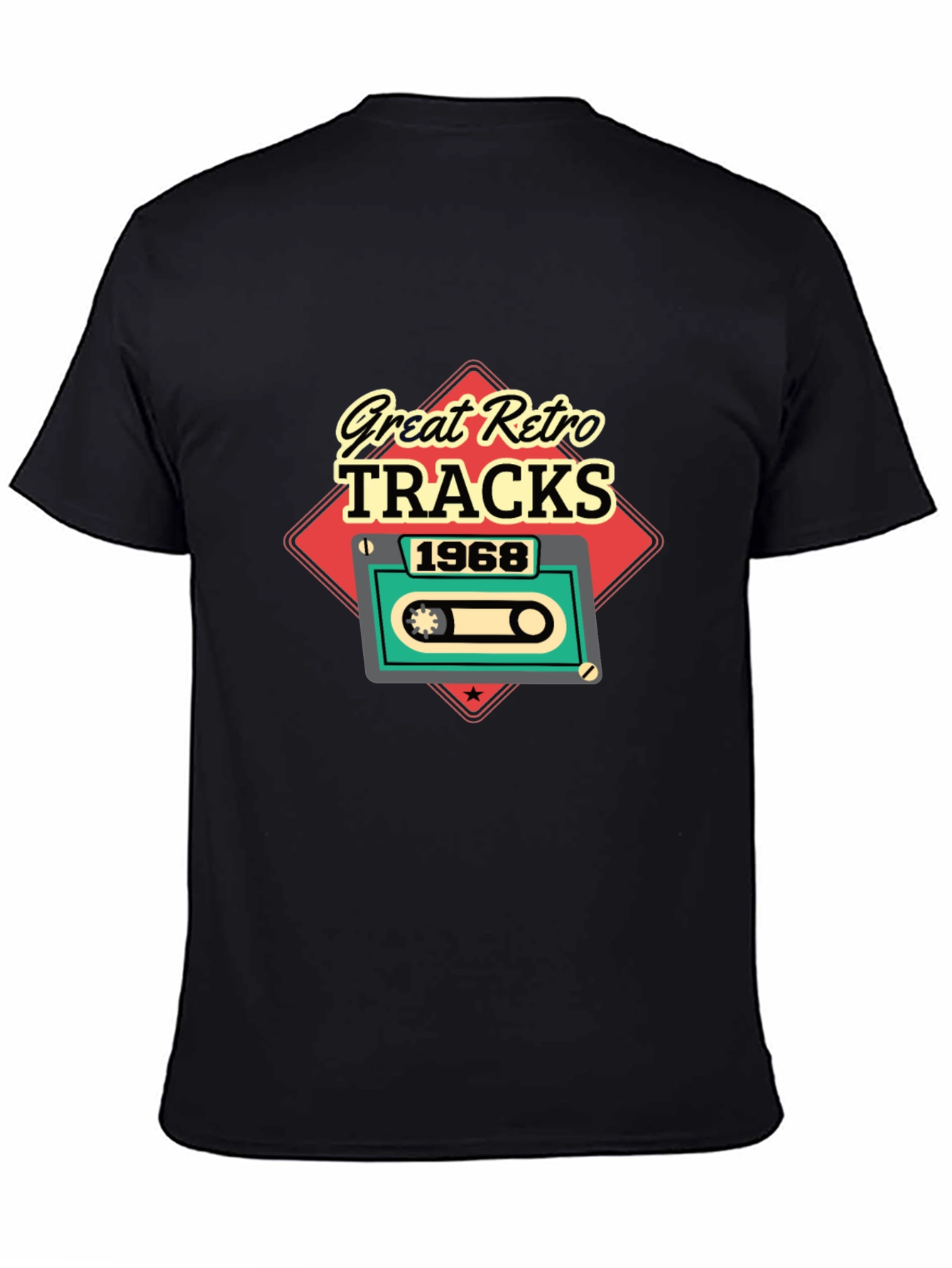 Great Retro Tracks 1968 Graphic Tee