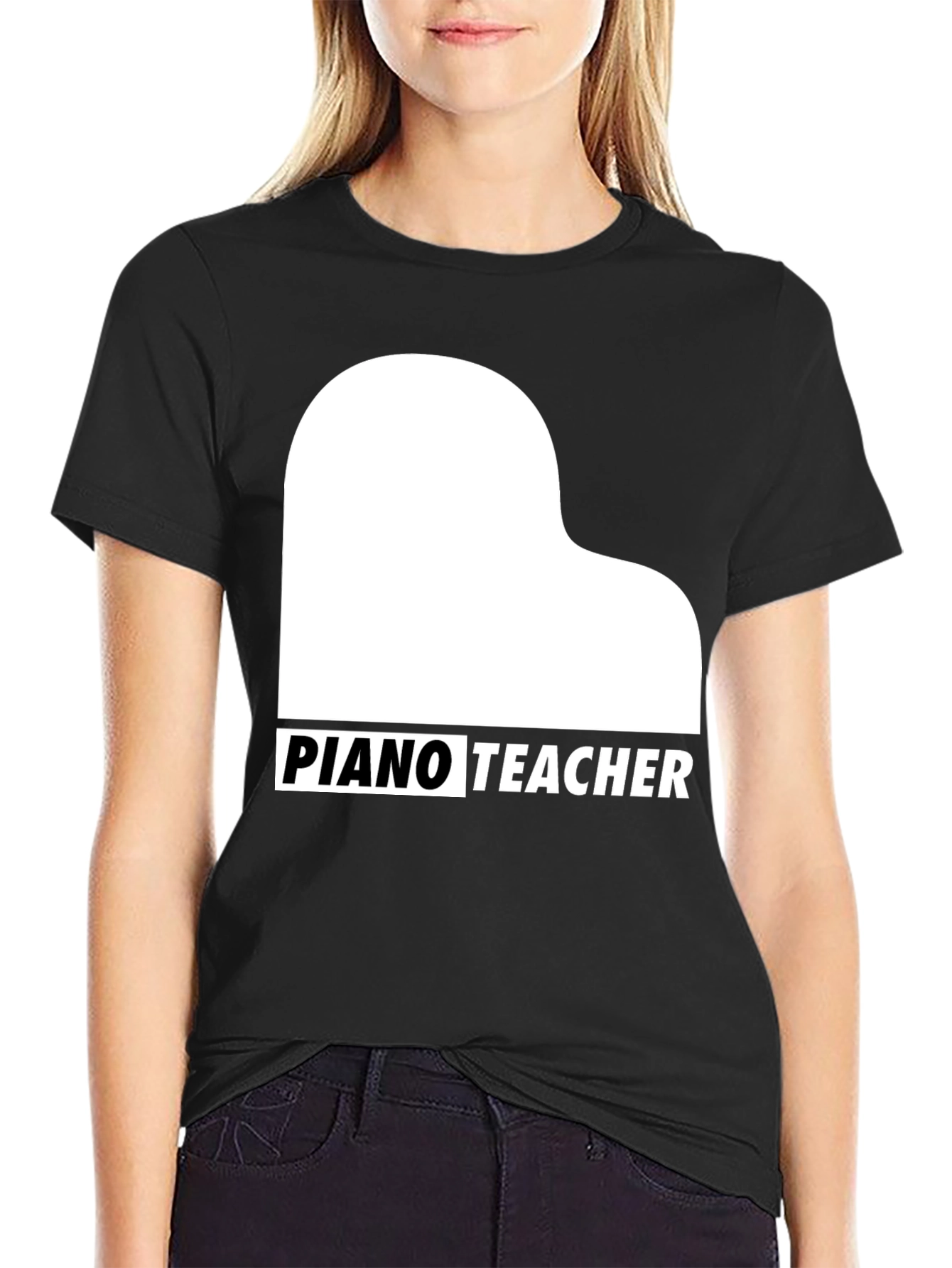 Piano Teacher Graphic T-Shirt - Music Lover Tee