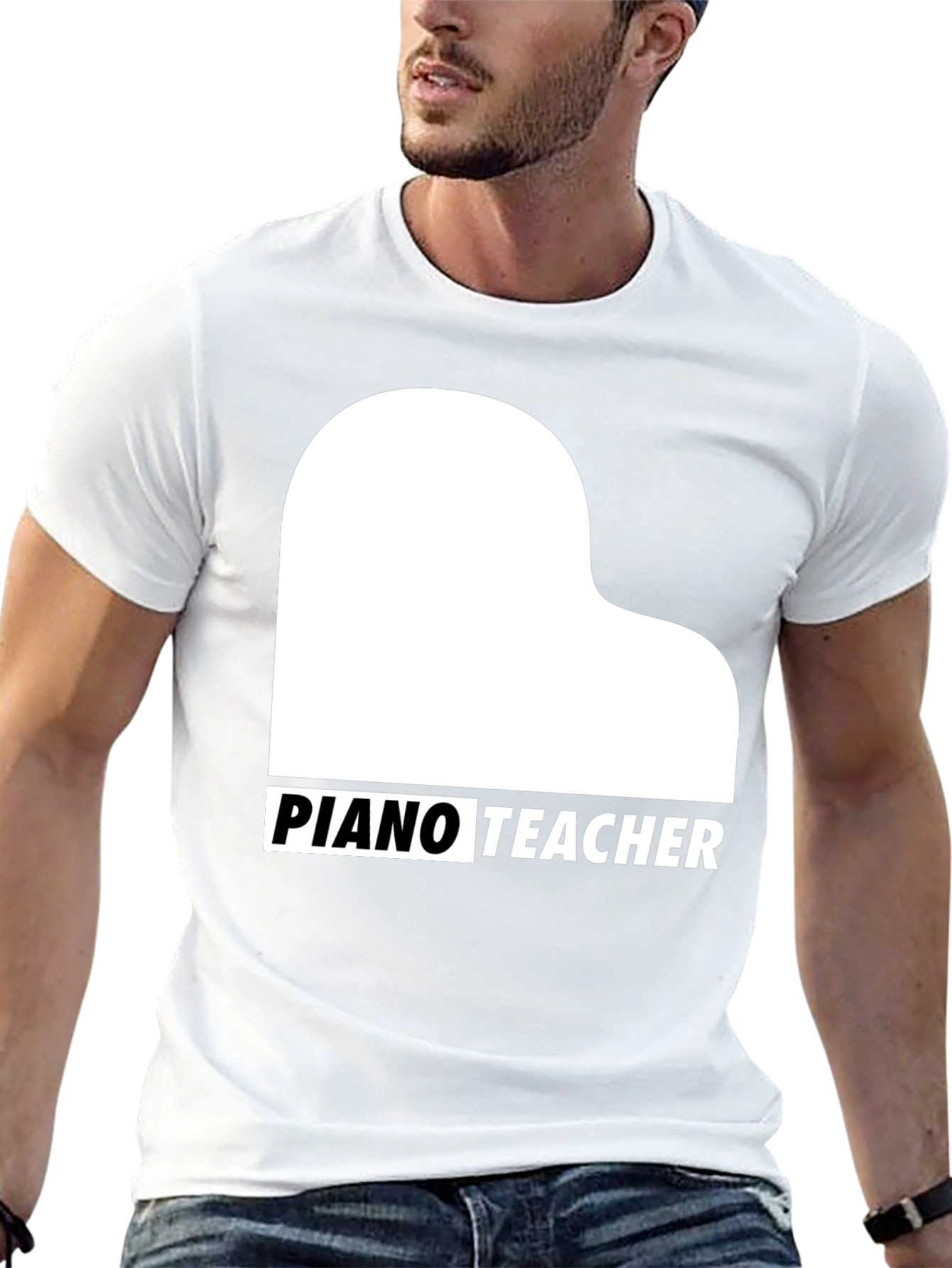Piano Teacher Graphic T-Shirt - Music Lover Tee