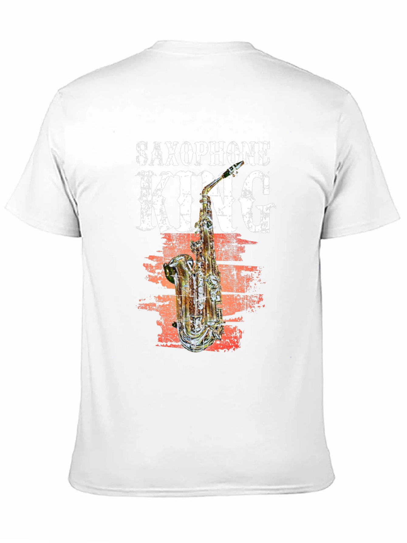 Saxophone King Graphic T-Shirt - Music Lover Tee