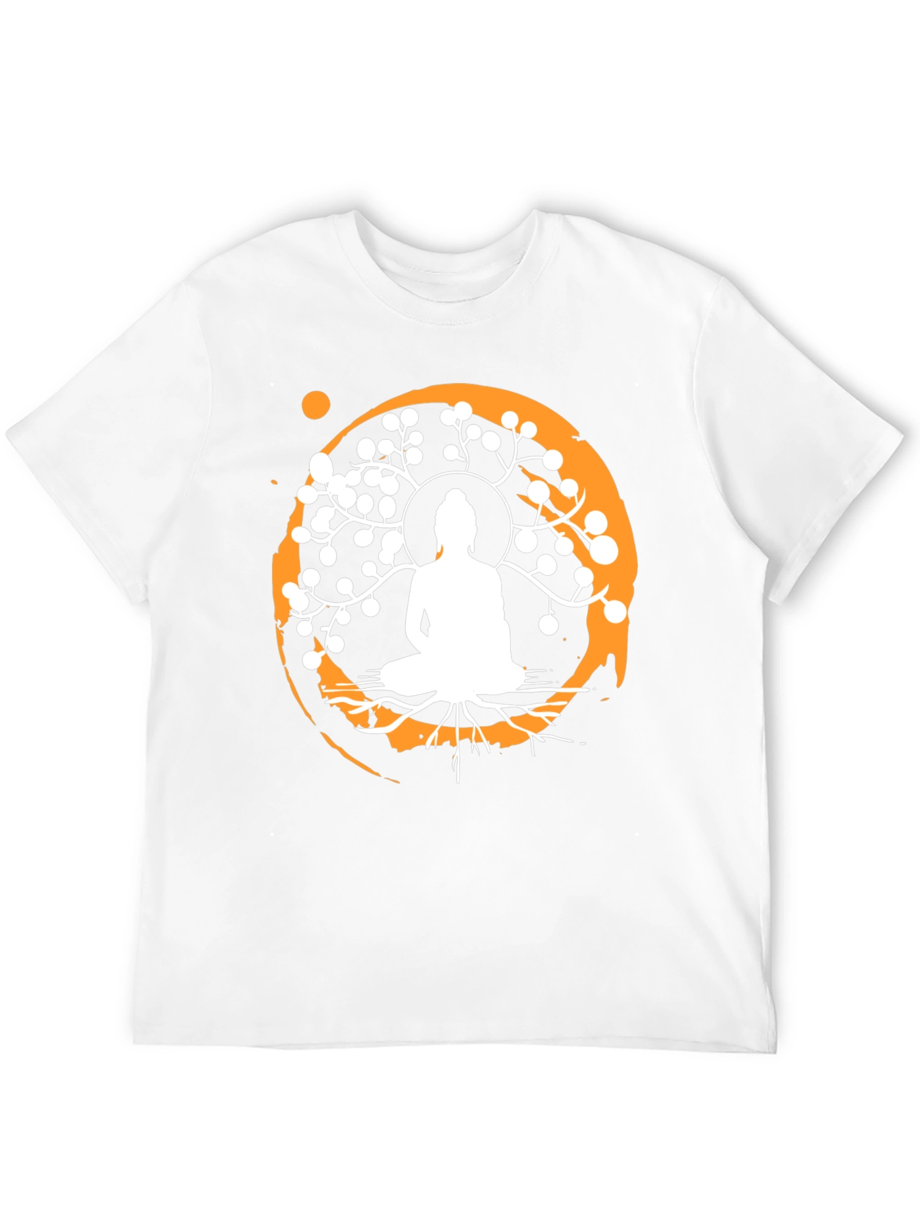 Buddha Tree Graphic T-Shirt - Zen Style
