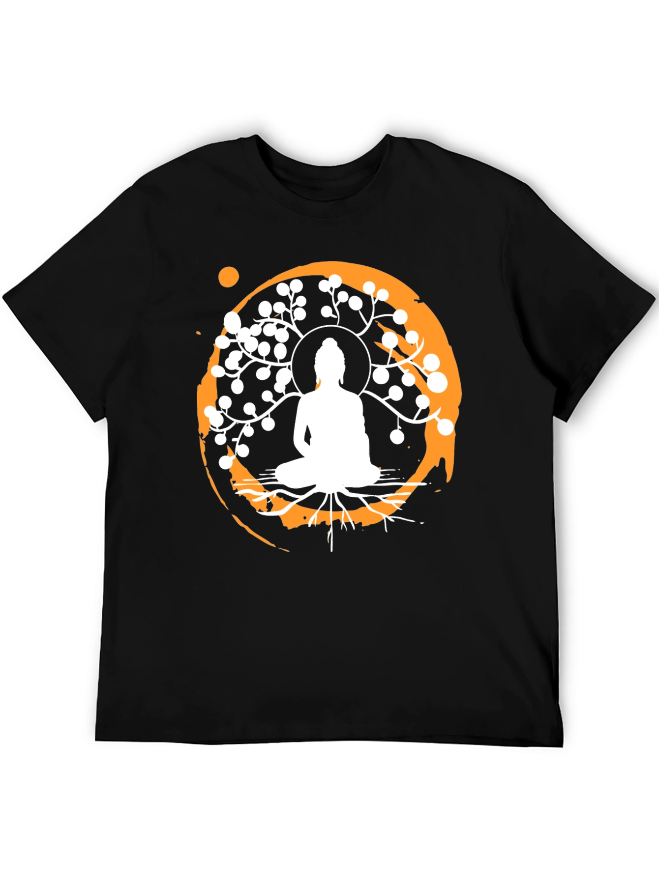 Buddha Tree Graphic T-Shirt - Zen Style