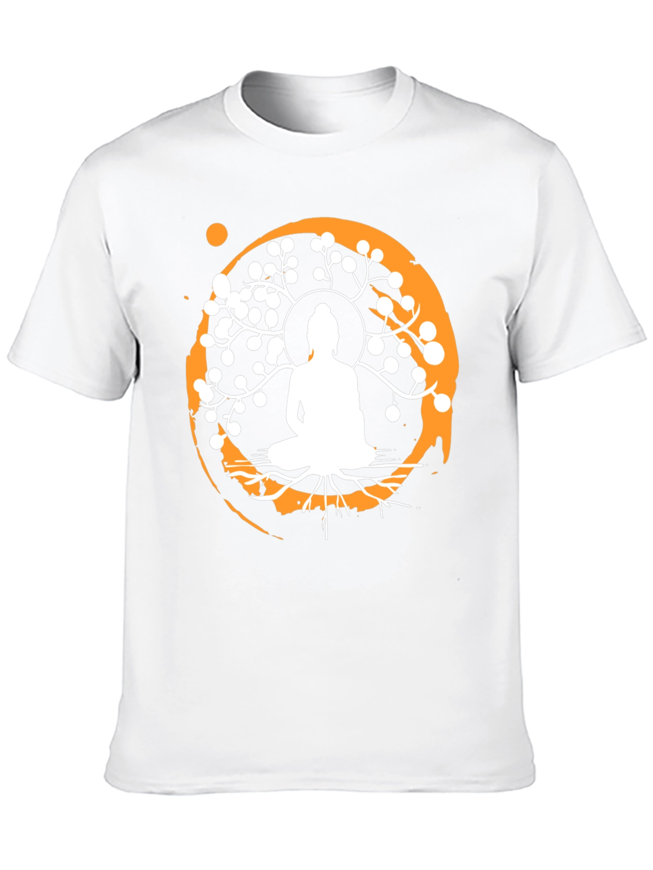 Buddha Tree Graphic T-Shirt - Zen Style