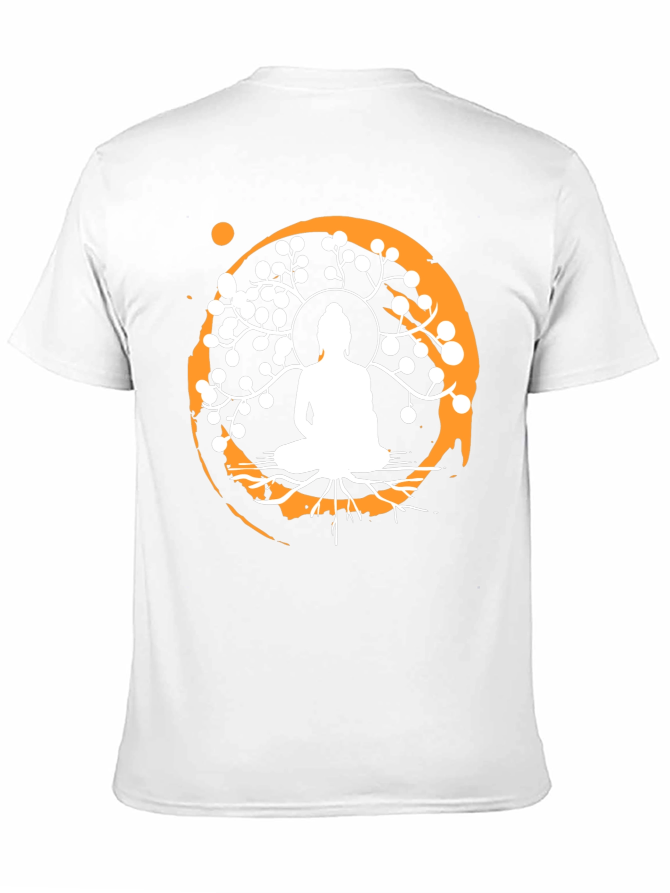 Buddha Tree Graphic T-Shirt - Zen Style