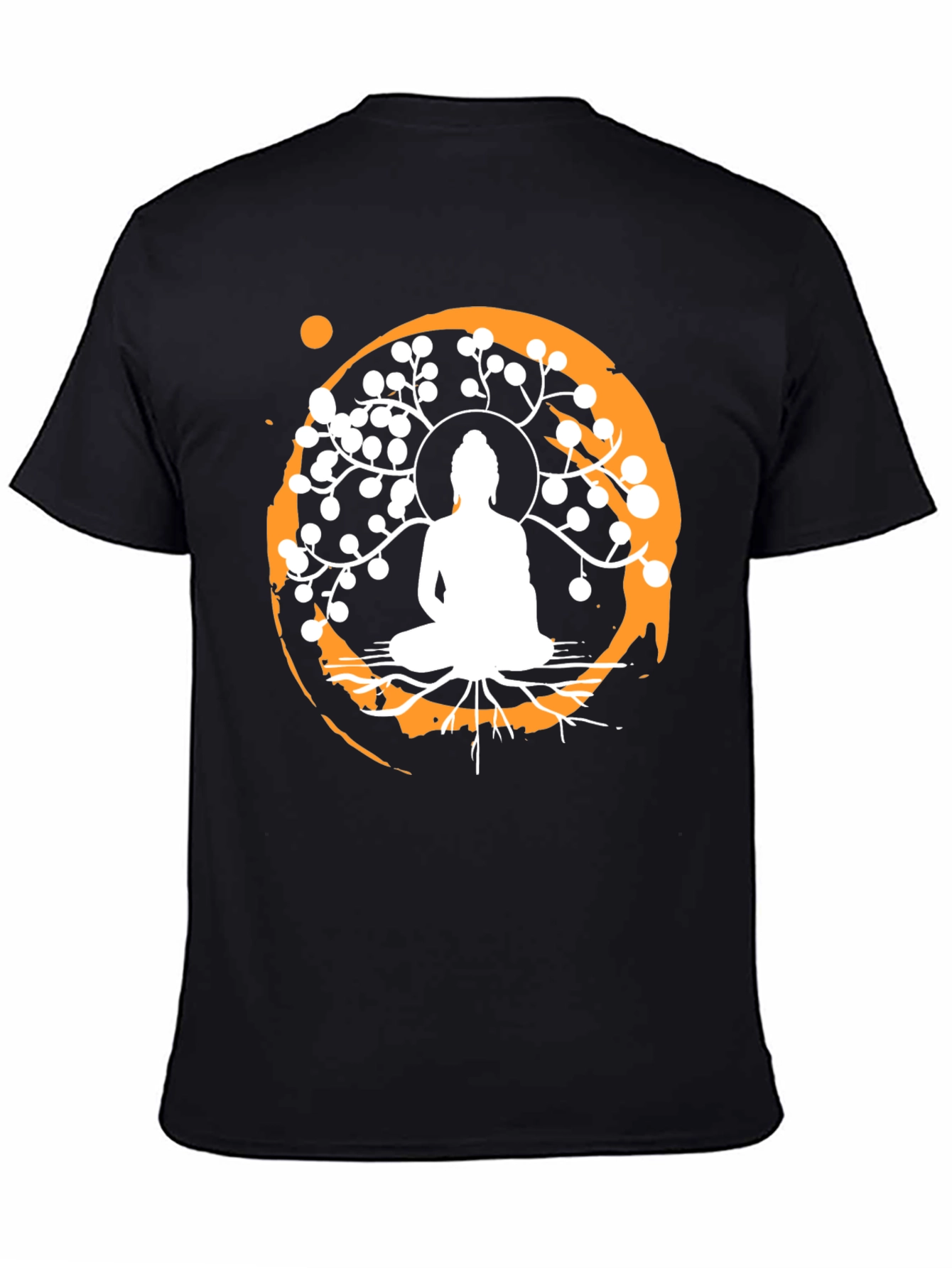 Buddha Tree Graphic T-Shirt - Zen Style