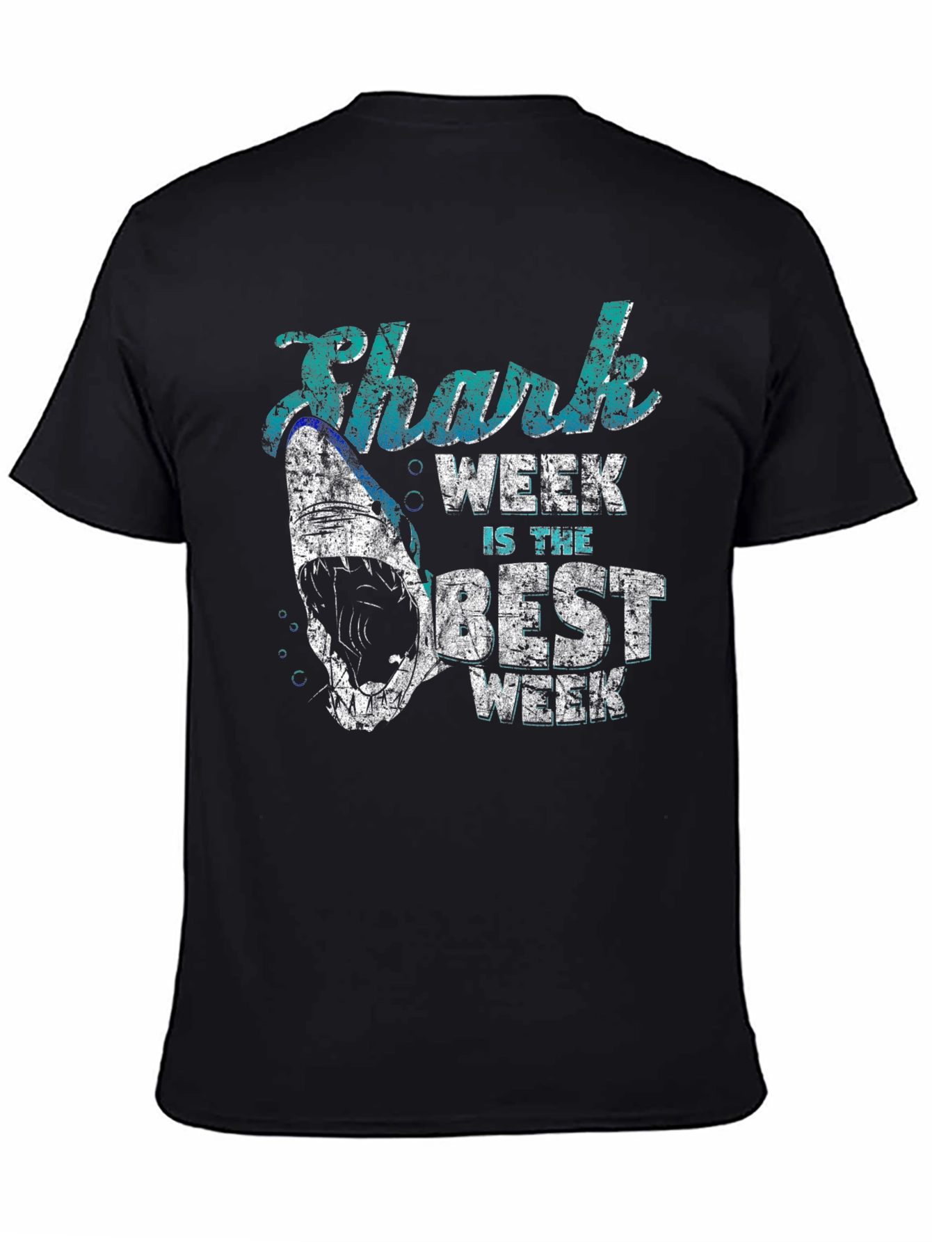 Shark Week is the Best Week Black T-Shirt
