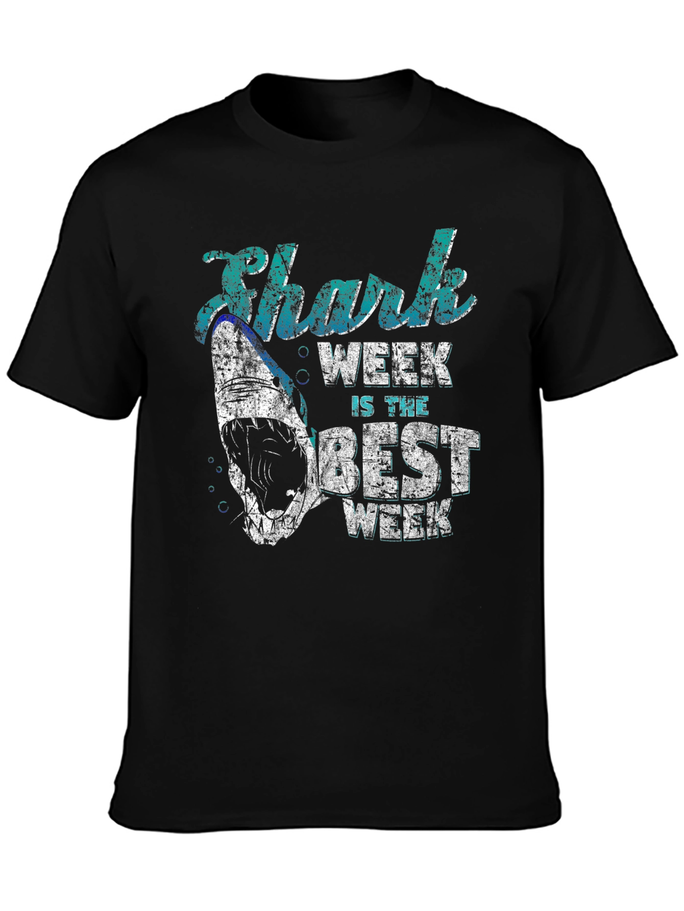 Shark Week is the Best Week Black T-Shirt