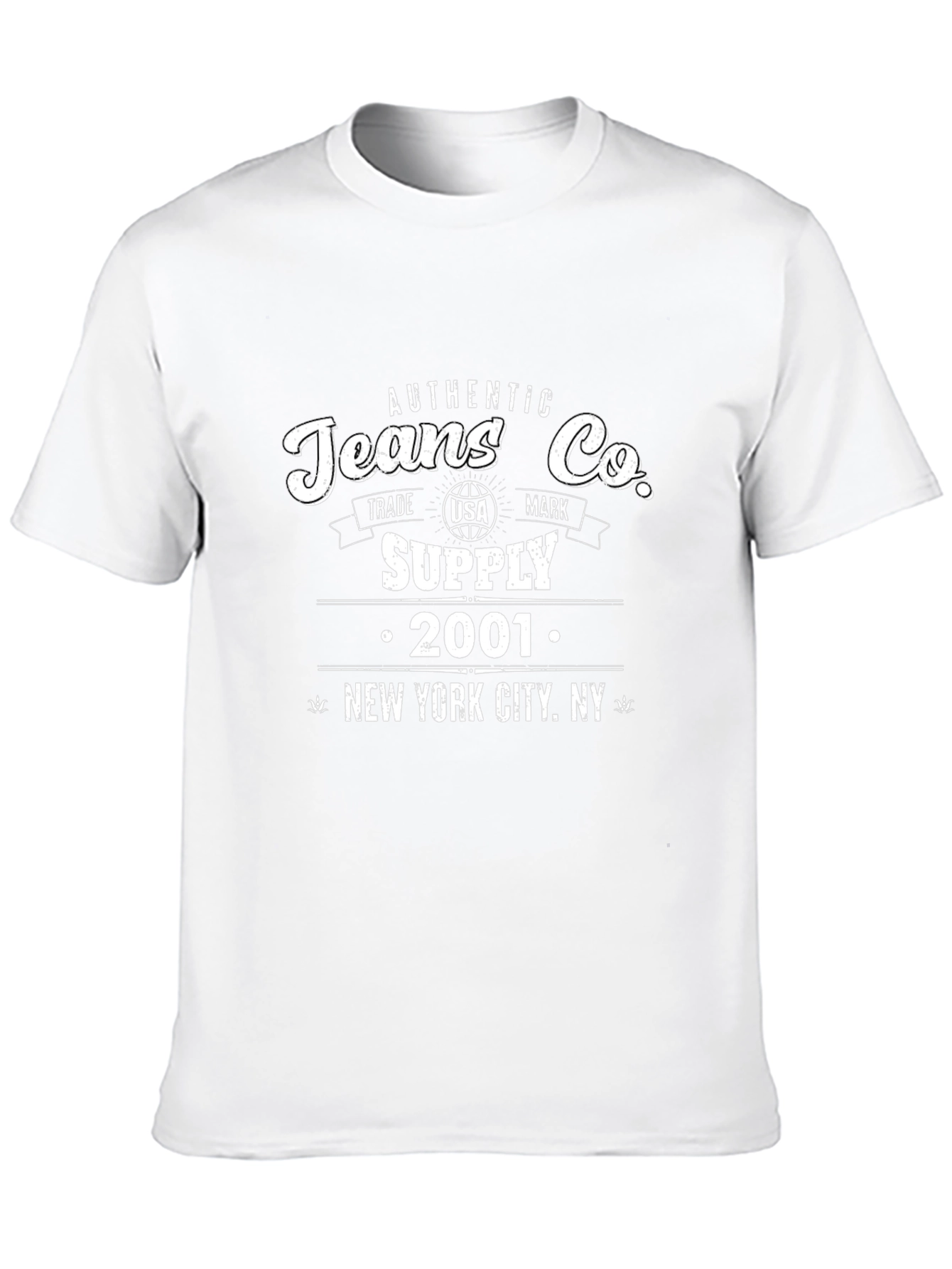 Authentic Jeans Co. Supply Black T-Shirt