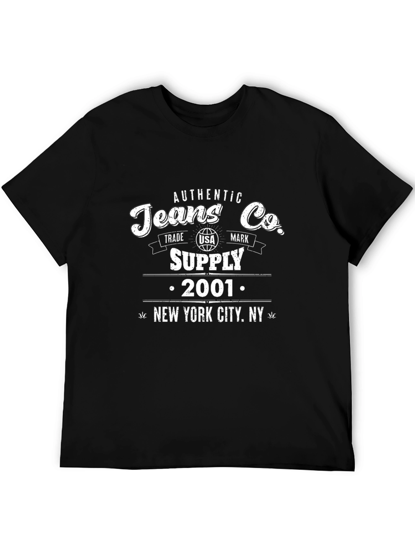 Authentic Jeans Co. Supply Black T-Shirt