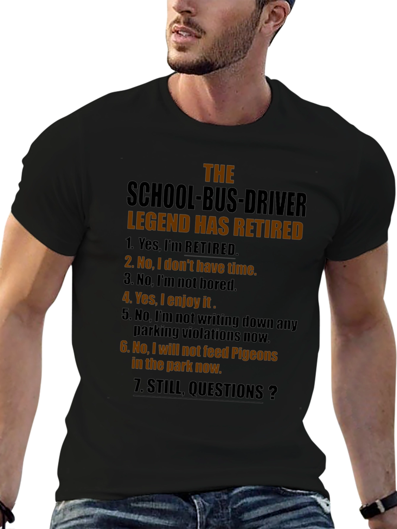 Retired School Bus Driver T-Shirt - Funny Retirement Gift