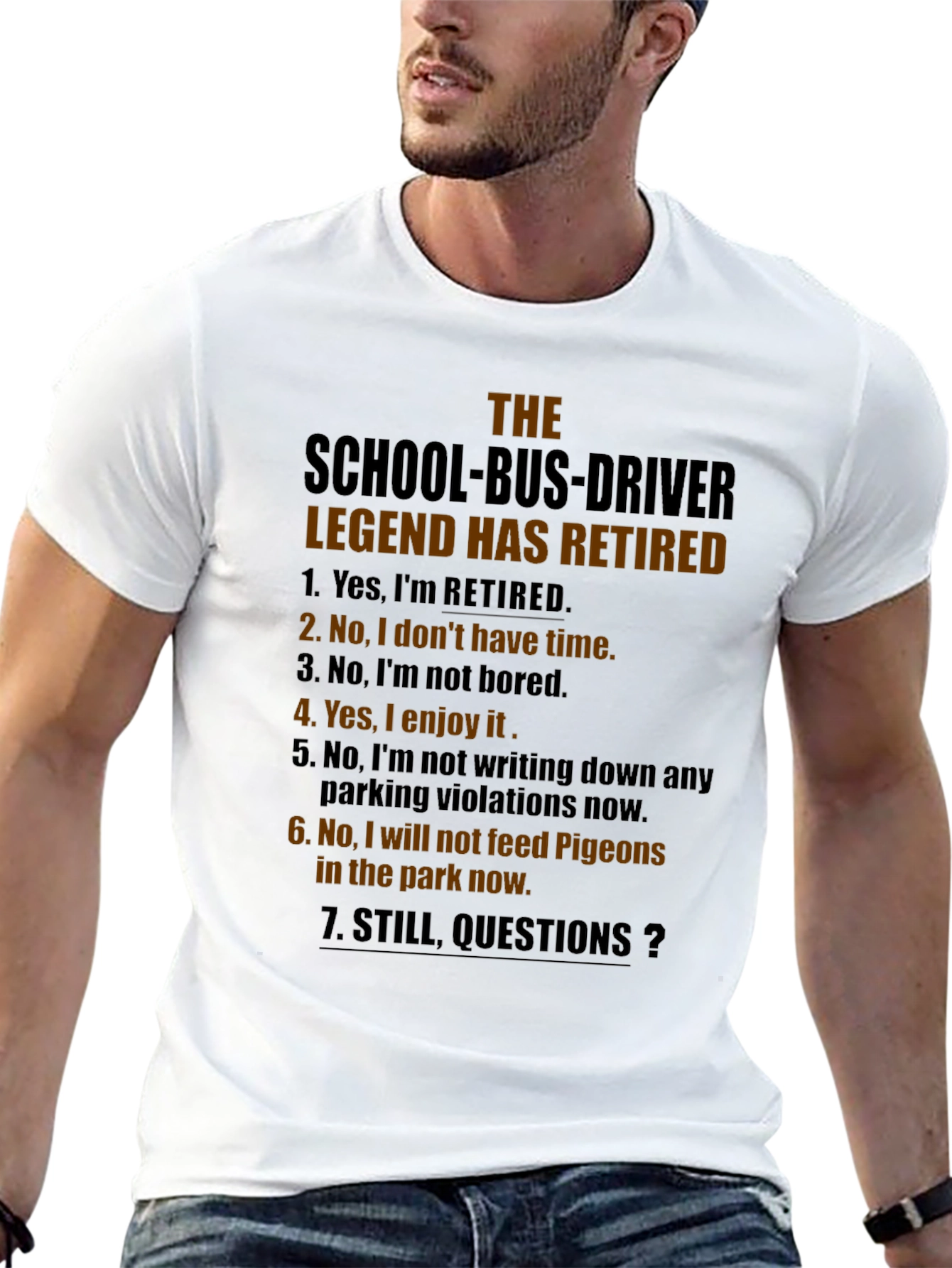 Retired School Bus Driver T-Shirt - Funny Retirement Gift