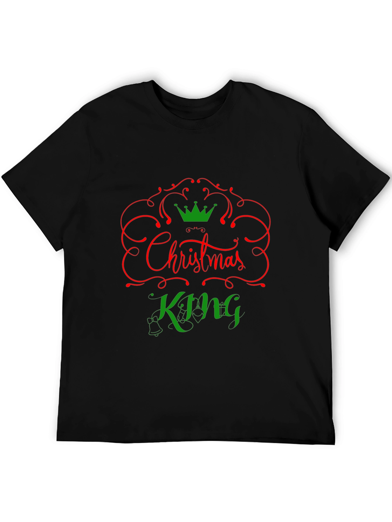 Christmas King Black T-Shirt