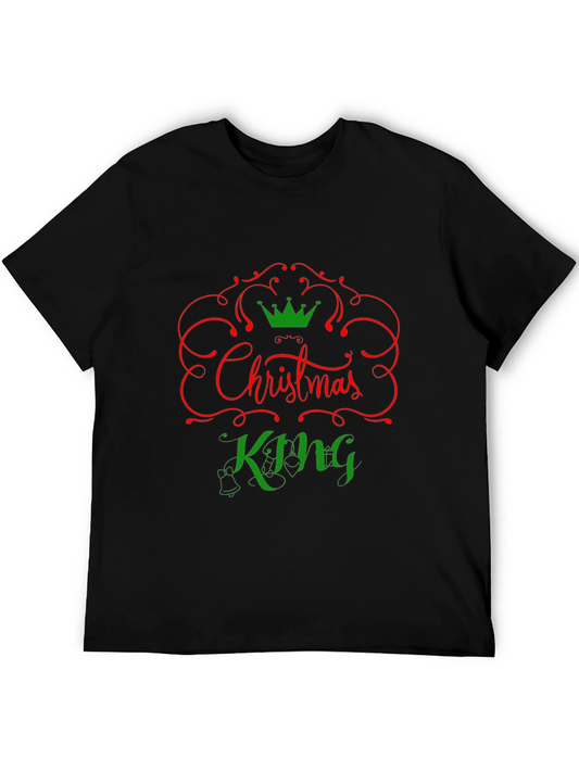 Christmas King Black T-Shirt