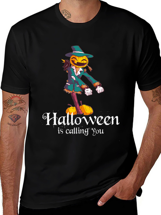 Halloween Scarecrow T-Shirt - Spooky Season Apparel