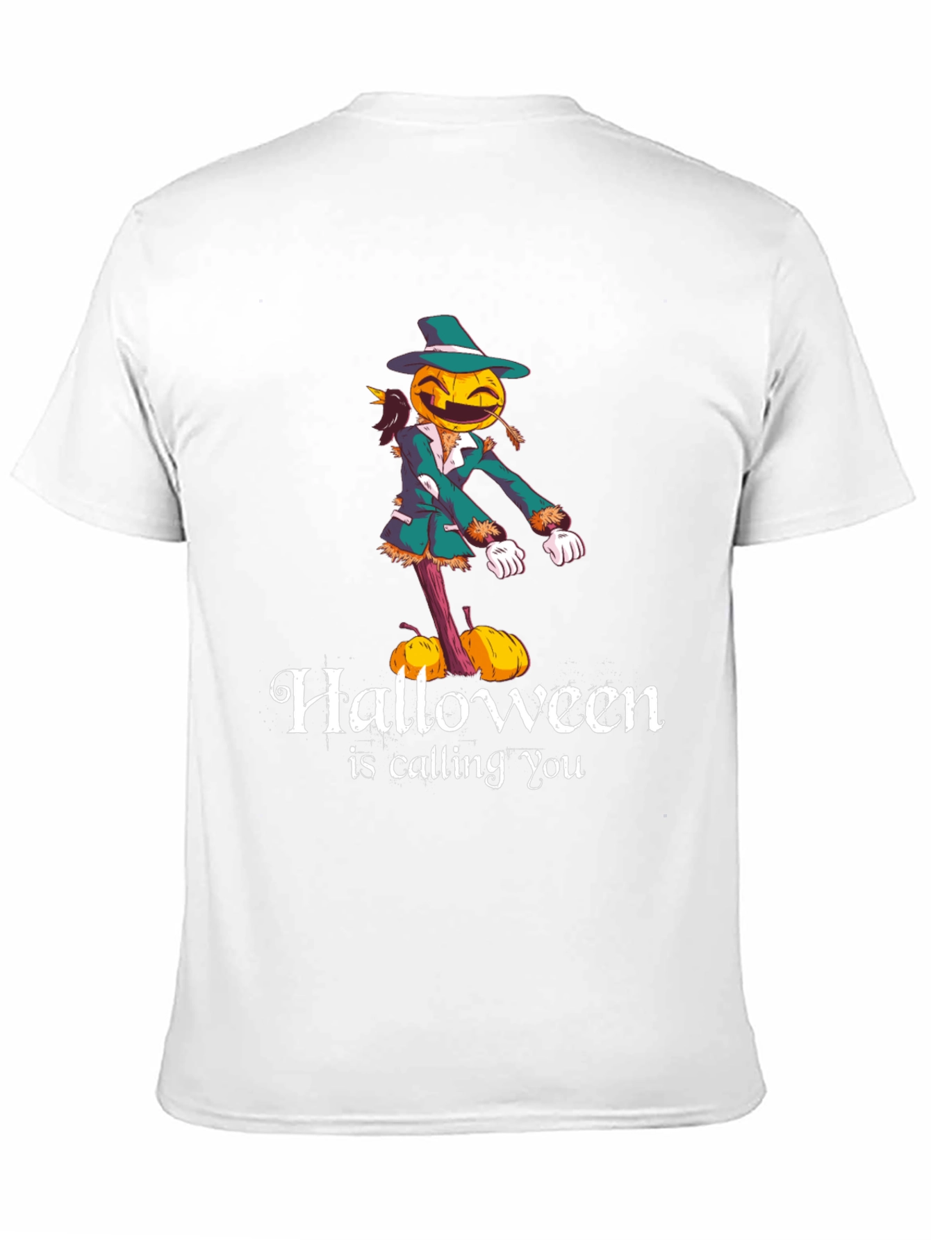 Halloween Scarecrow T-Shirt - Spooky Season Apparel