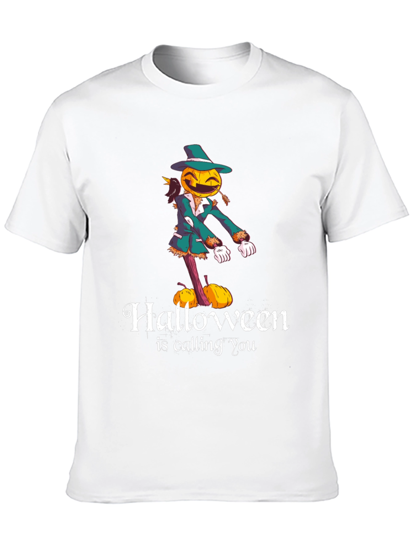 Halloween Scarecrow T-Shirt - Spooky Season Apparel