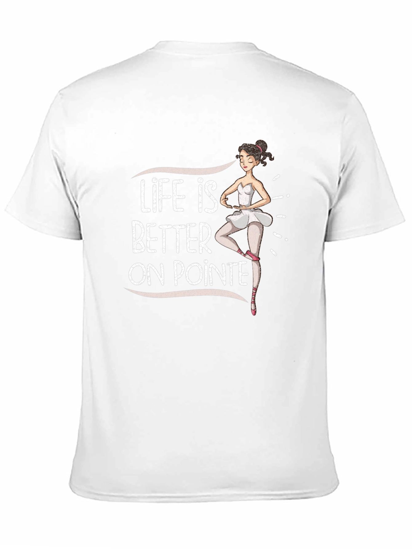 Life is Better on Pointe Black Graphic Tee