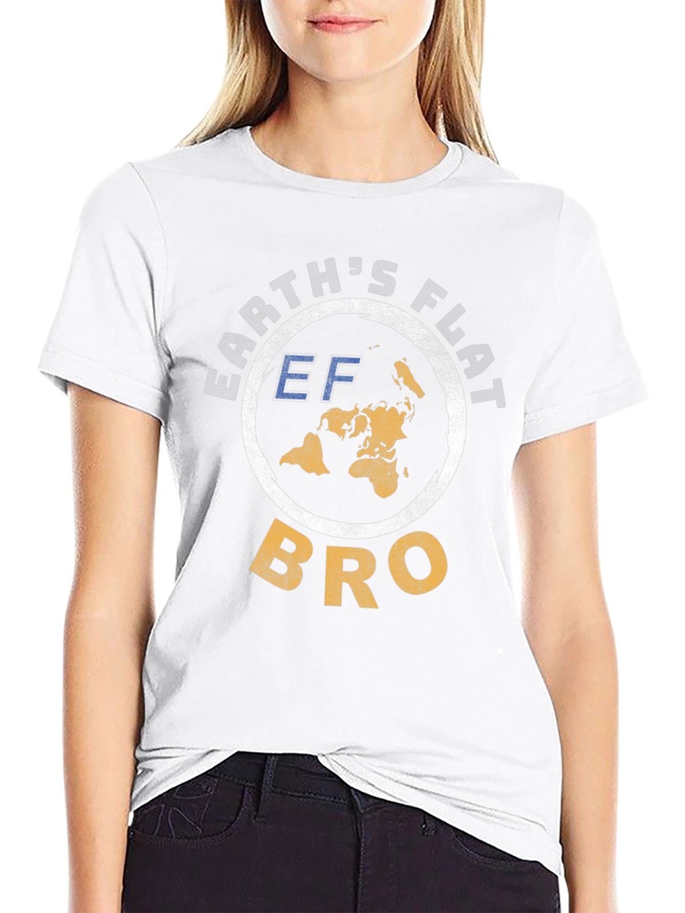 Earths Flat Bro T-Shirt - Conspiracy Theory Tee