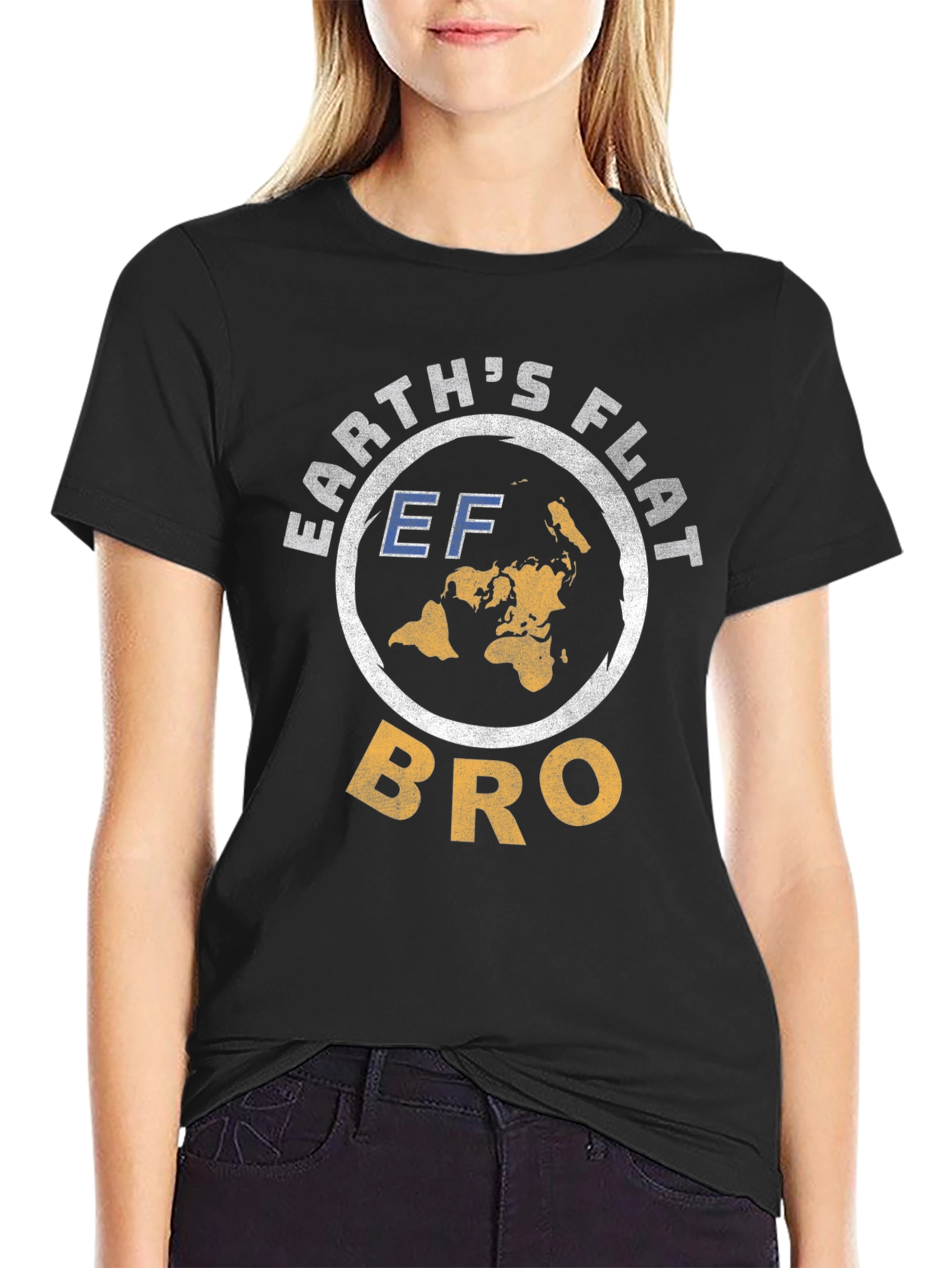 Earths Flat Bro T-Shirt - Conspiracy Theory Tee