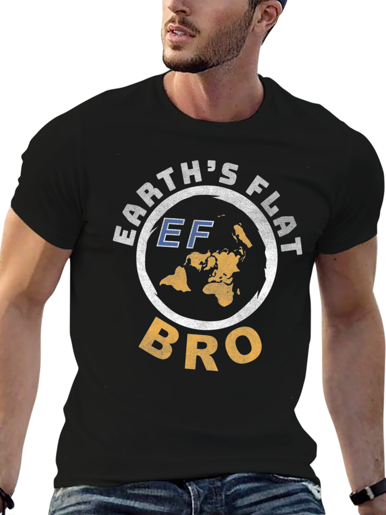 Earths Flat Bro T-Shirt - Conspiracy Theory Tee