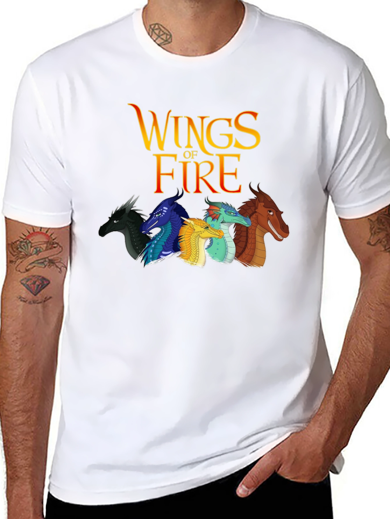 Wings of Fire T-Shirt Dragon Graphic Tee