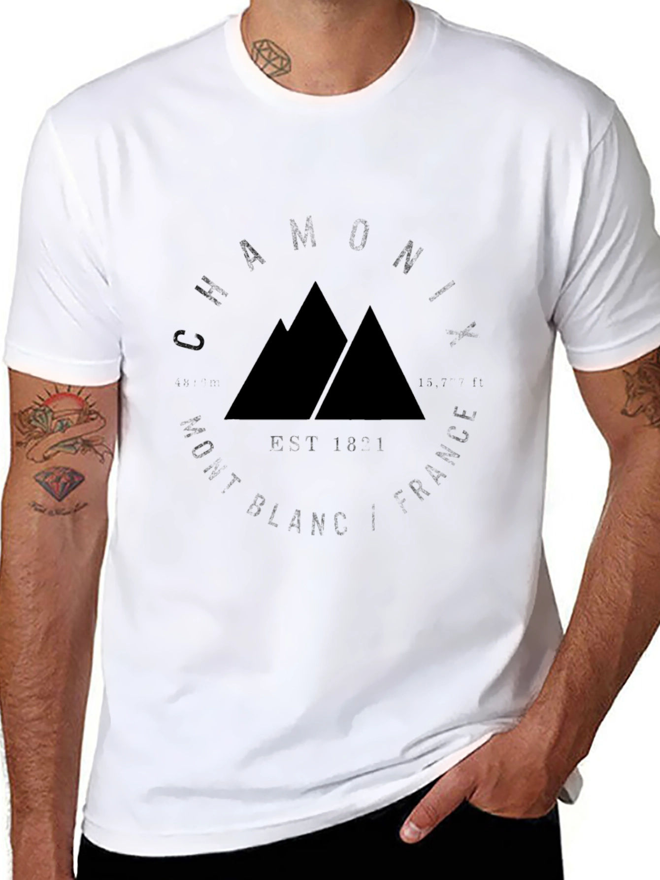 Chamonix Mont Blanc T-Shirt - Stylish Graphic Tee