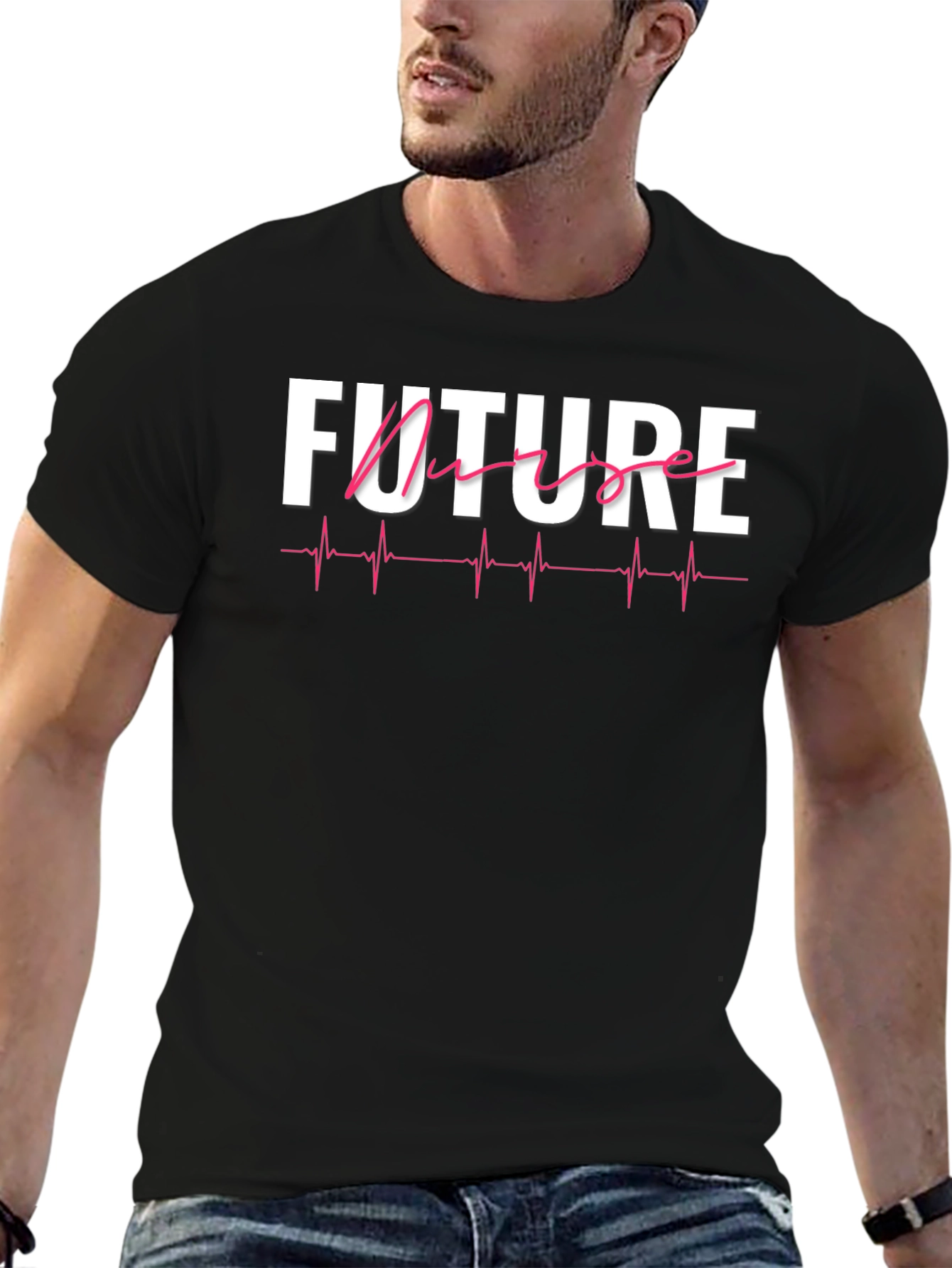 Future Nurse Heartbeat T-Shirt - Medical Career Gift