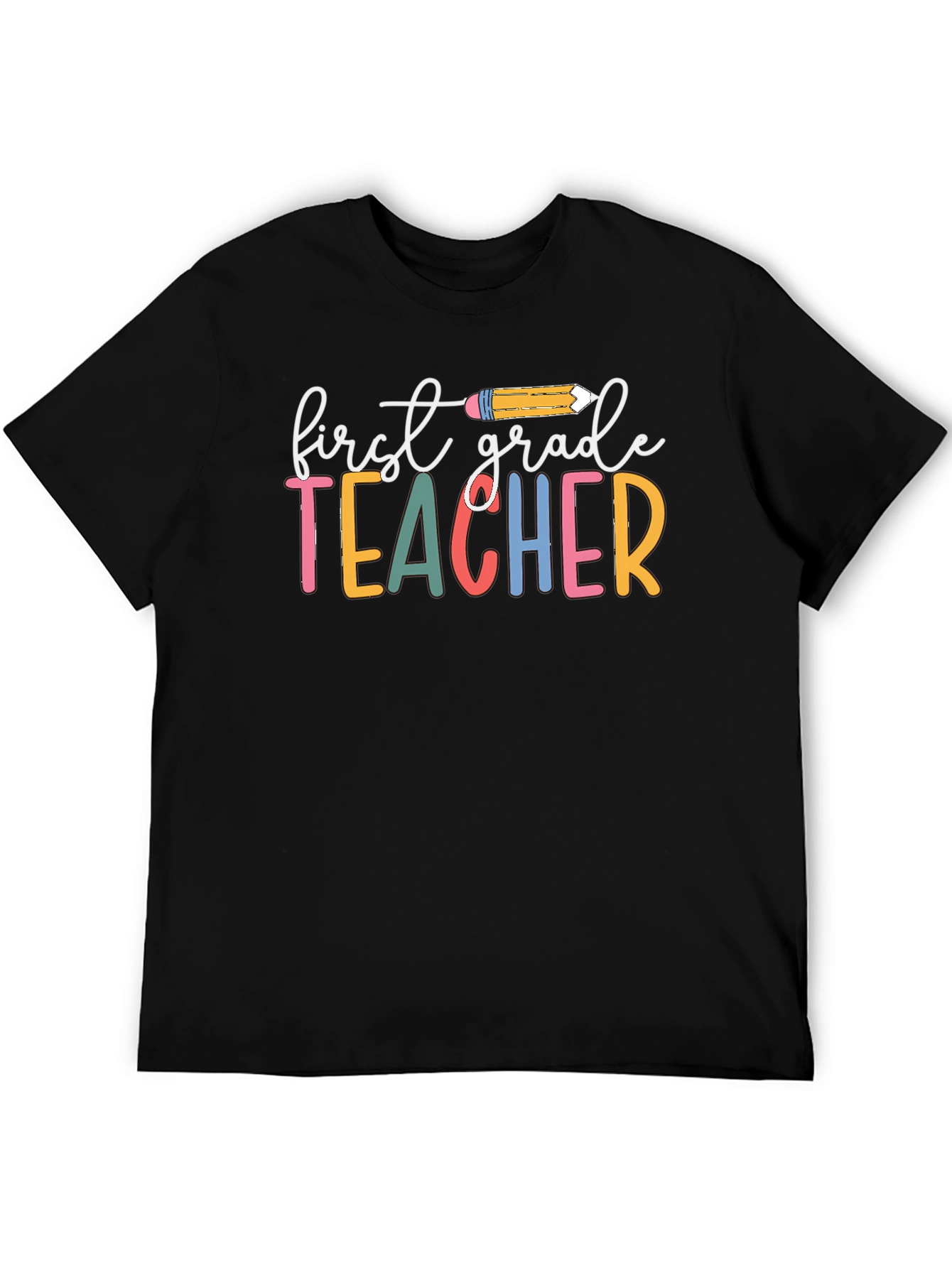 First Grade Teacher Graphic T-Shirt