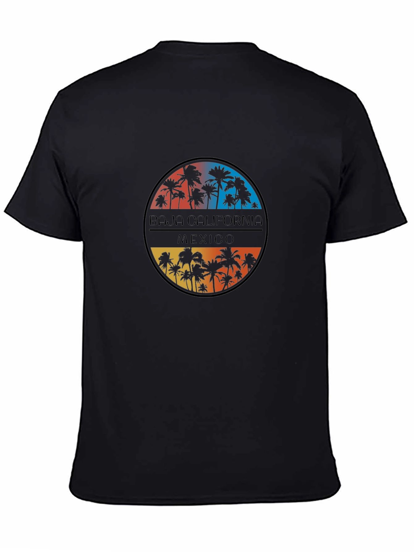 Baja California Mexico Palm Tree Graphic Tee