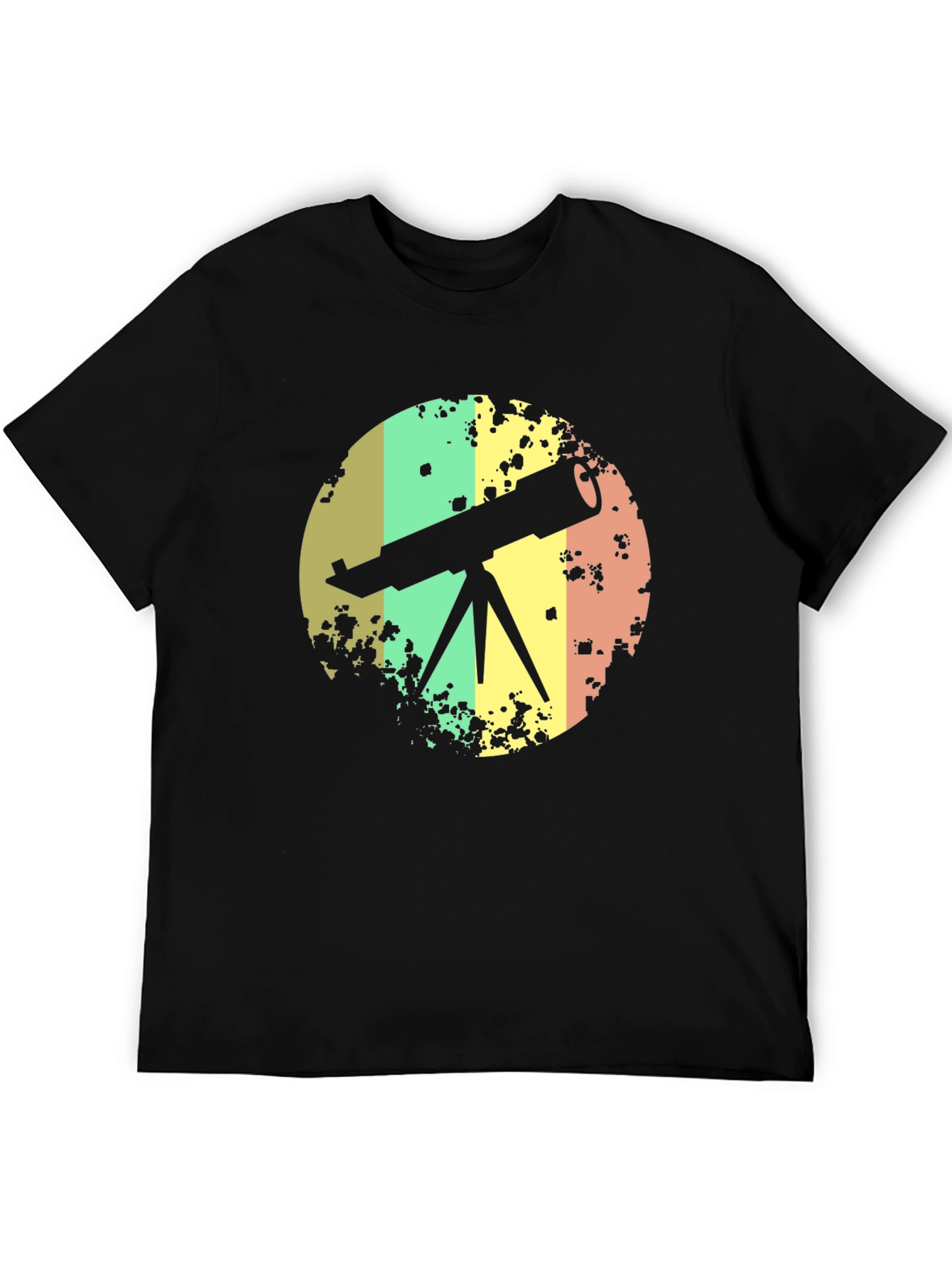 Retro Telescope Graphic T-Shirt