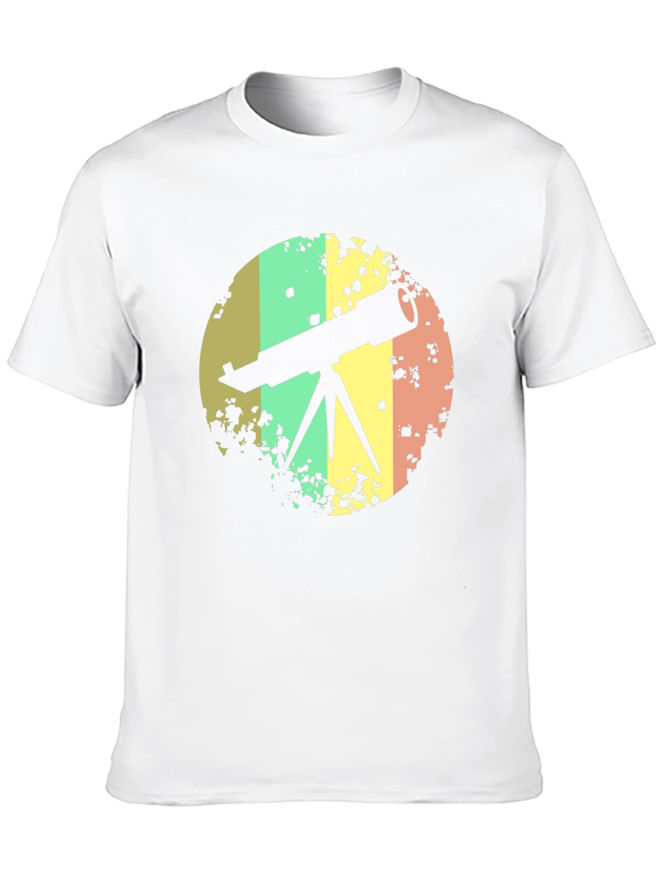 Retro Telescope Graphic T-Shirt