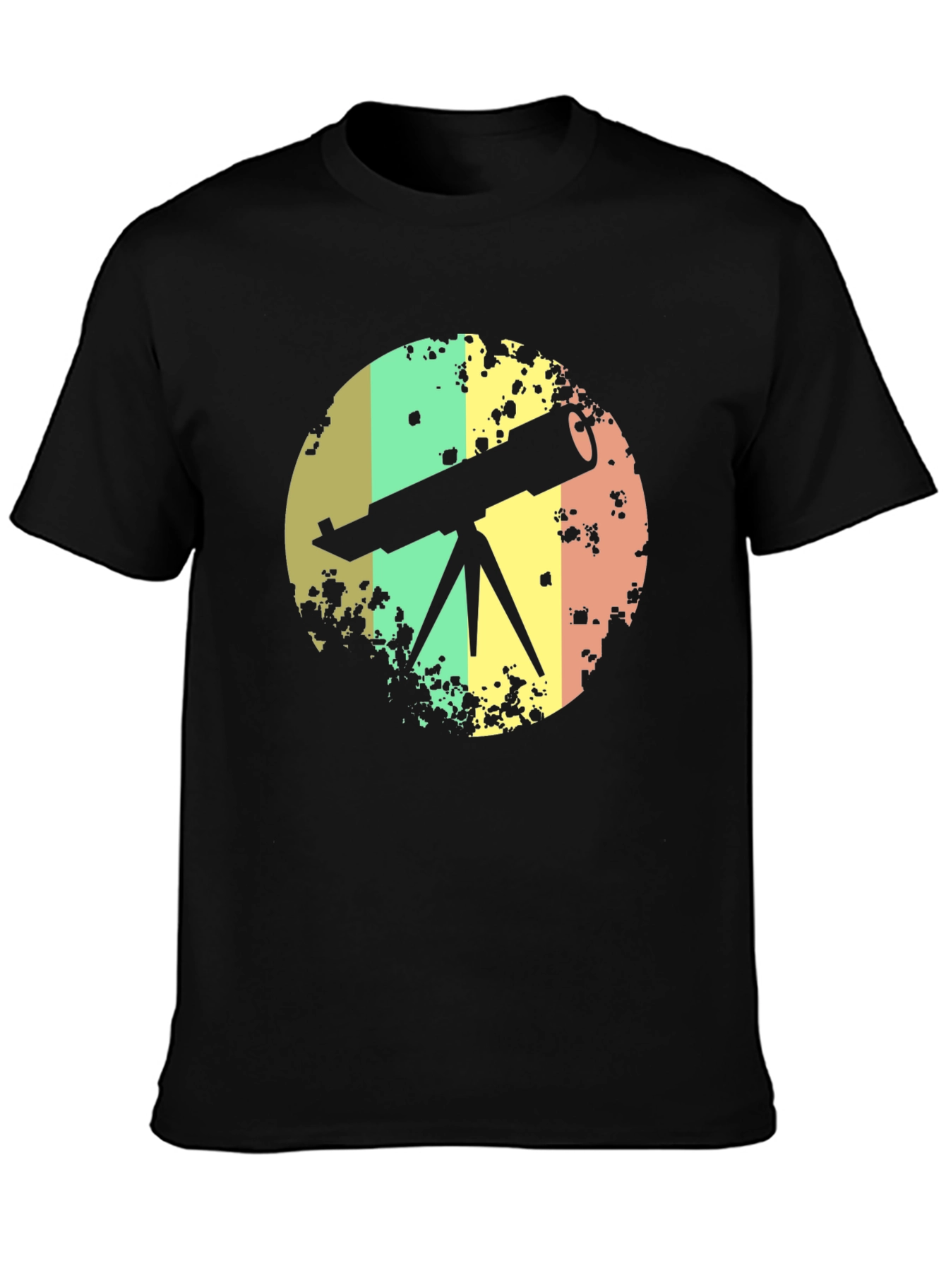 Retro Telescope Graphic T-Shirt