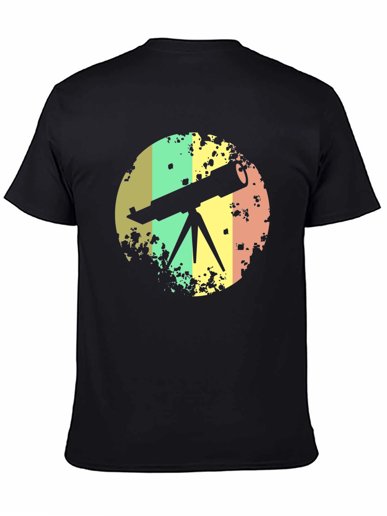 Retro Telescope Graphic T-Shirt