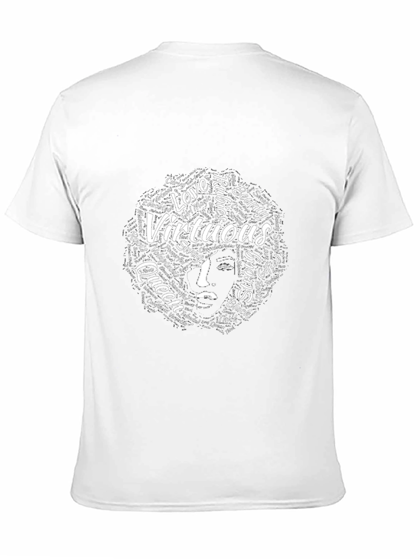 Virtuous Black Queen Graphic T-Shirt
