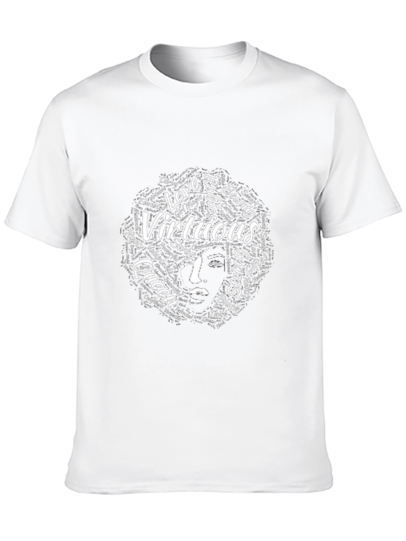 Virtuous Black Queen Graphic T-Shirt
