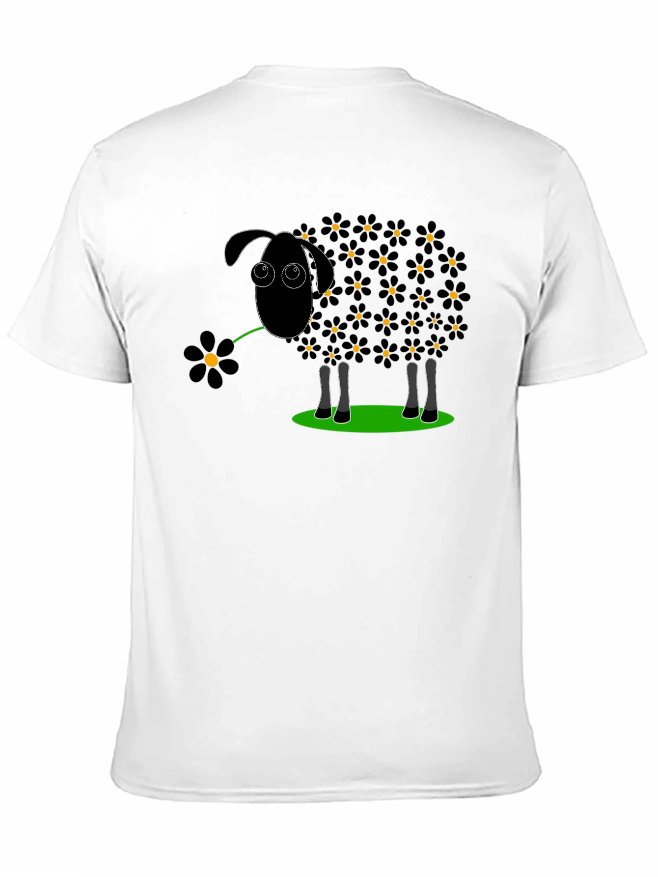Black Sheep Daisy T-Shirt - Unique Graphic Tee