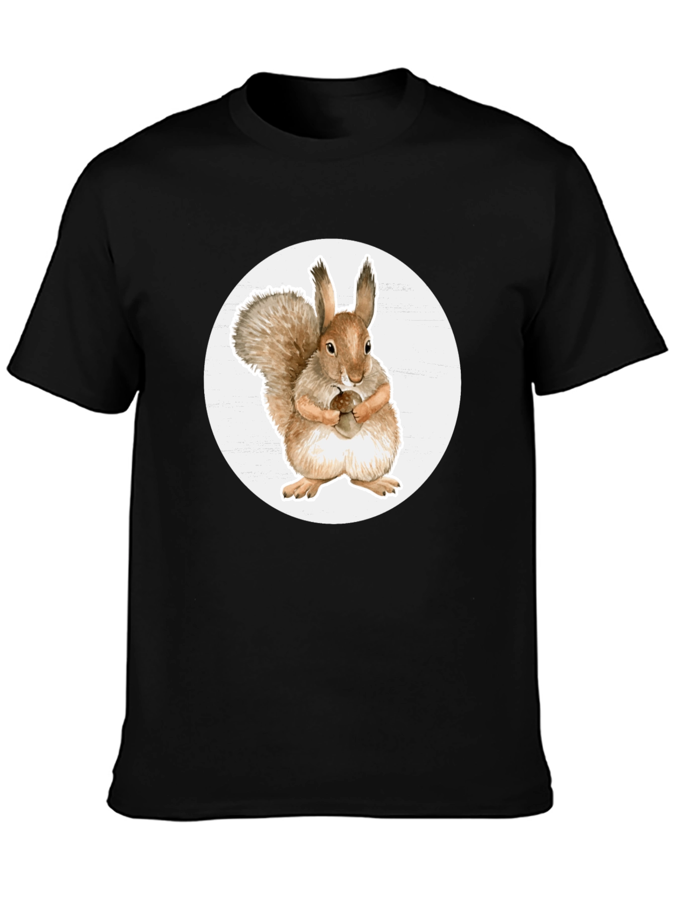 Squirrel Graphic Tee - Soft Cotton Blend