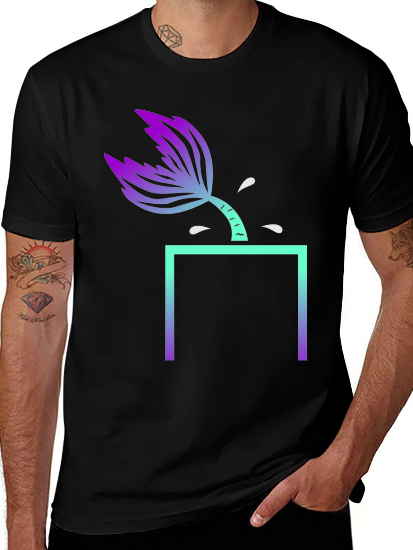 Mermaid Tail Graphic Tee