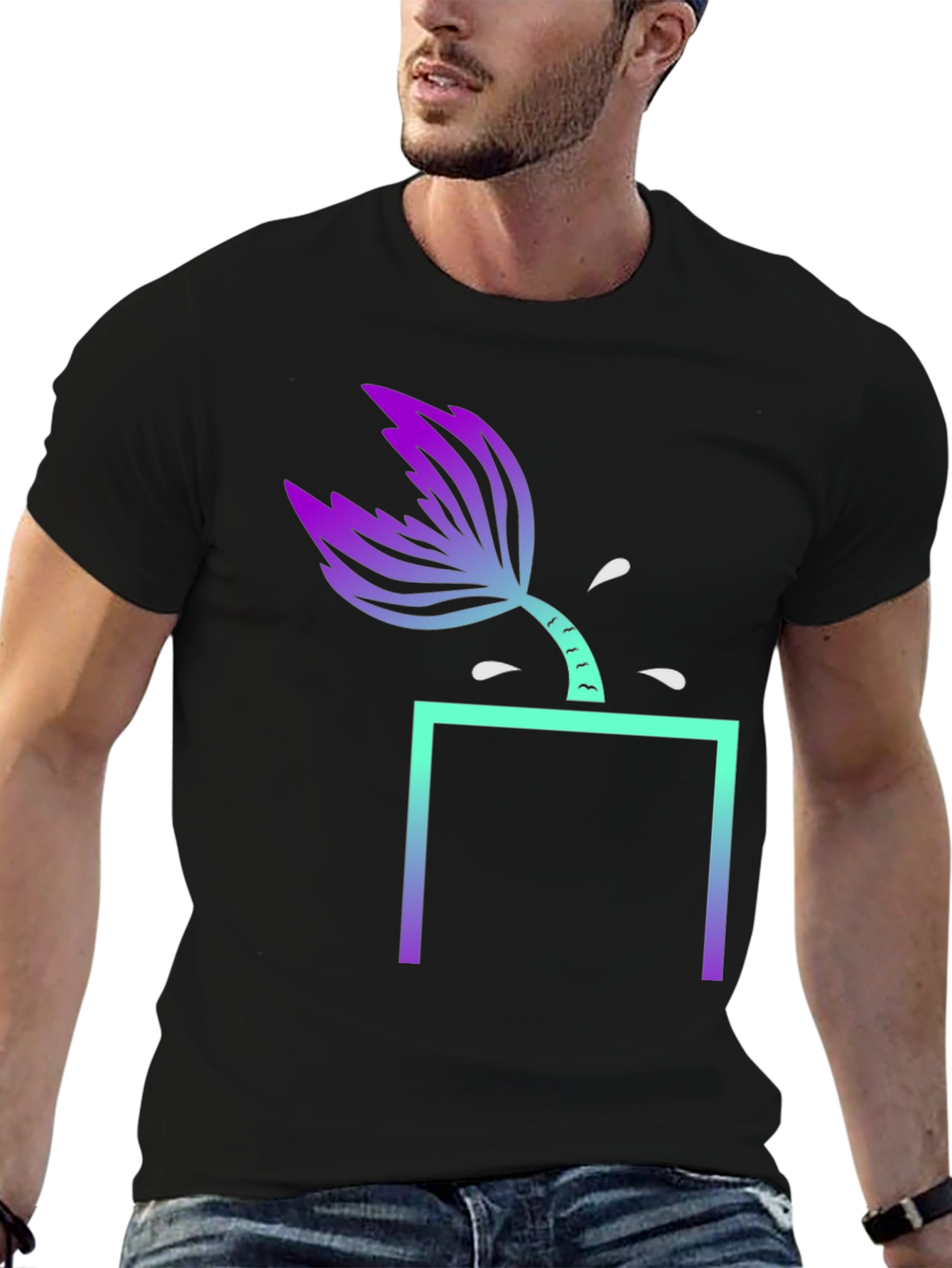 Mermaid Tail Graphic Tee