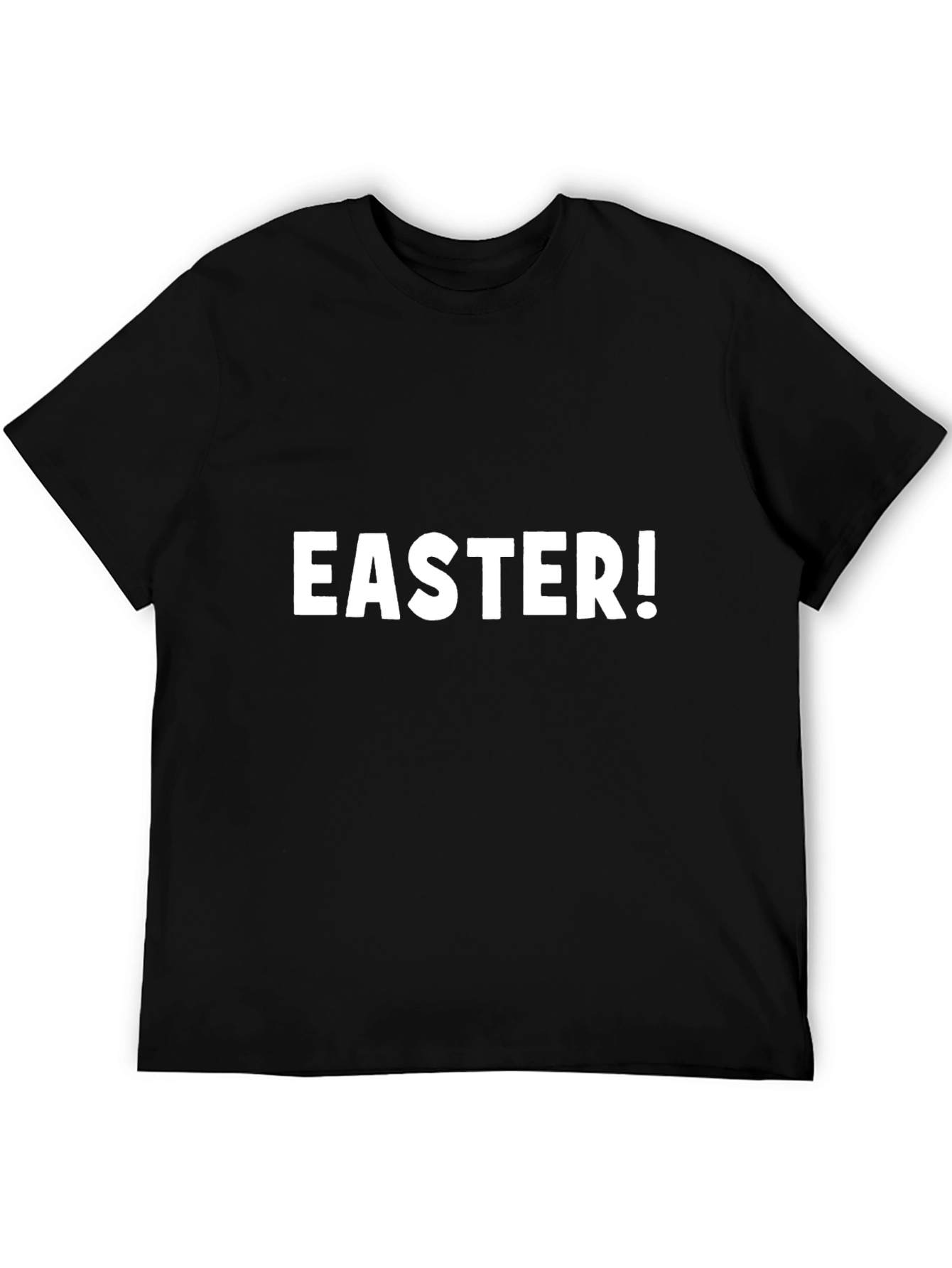Easter Holiday Black T-Shirt