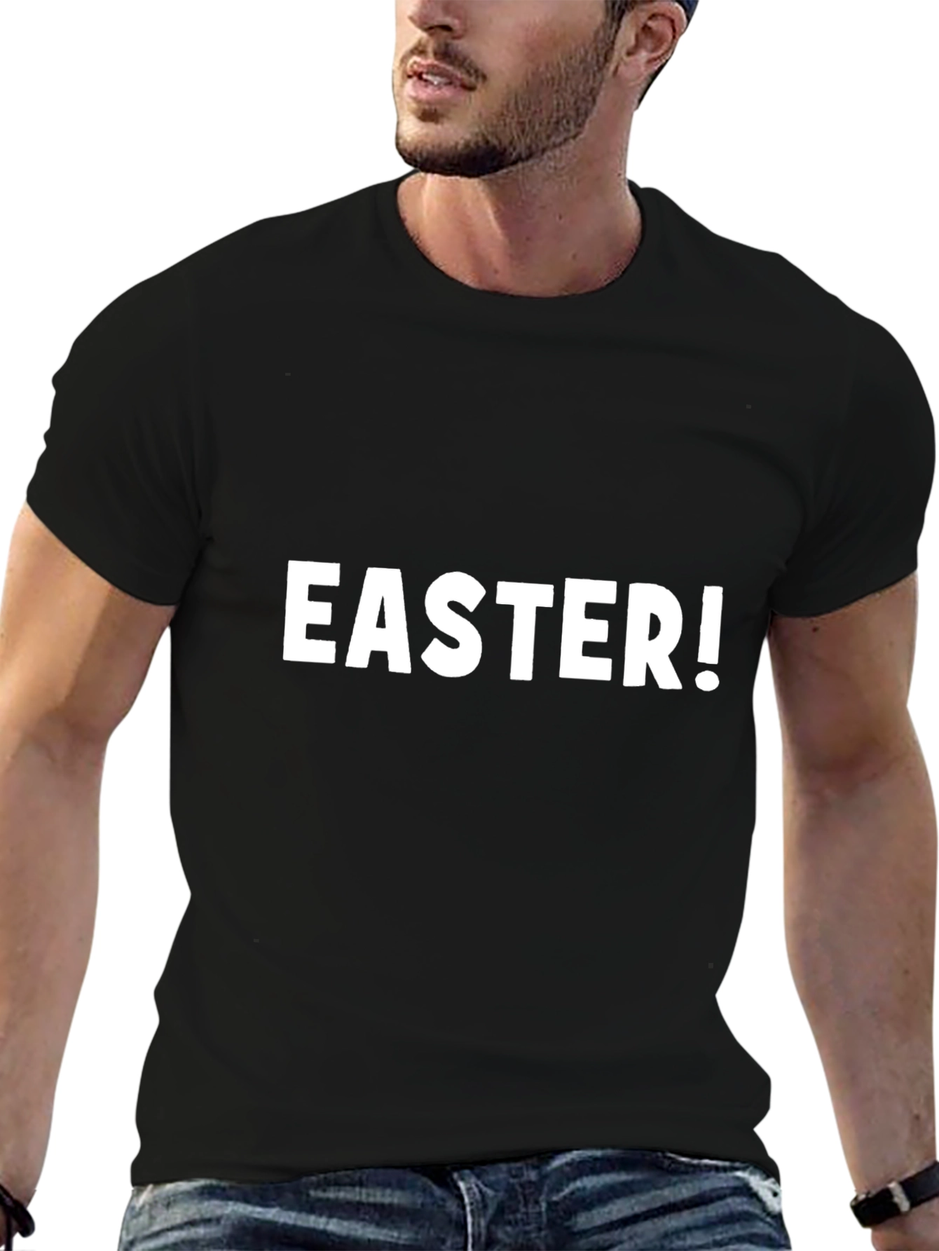 Easter Holiday Black T-Shirt