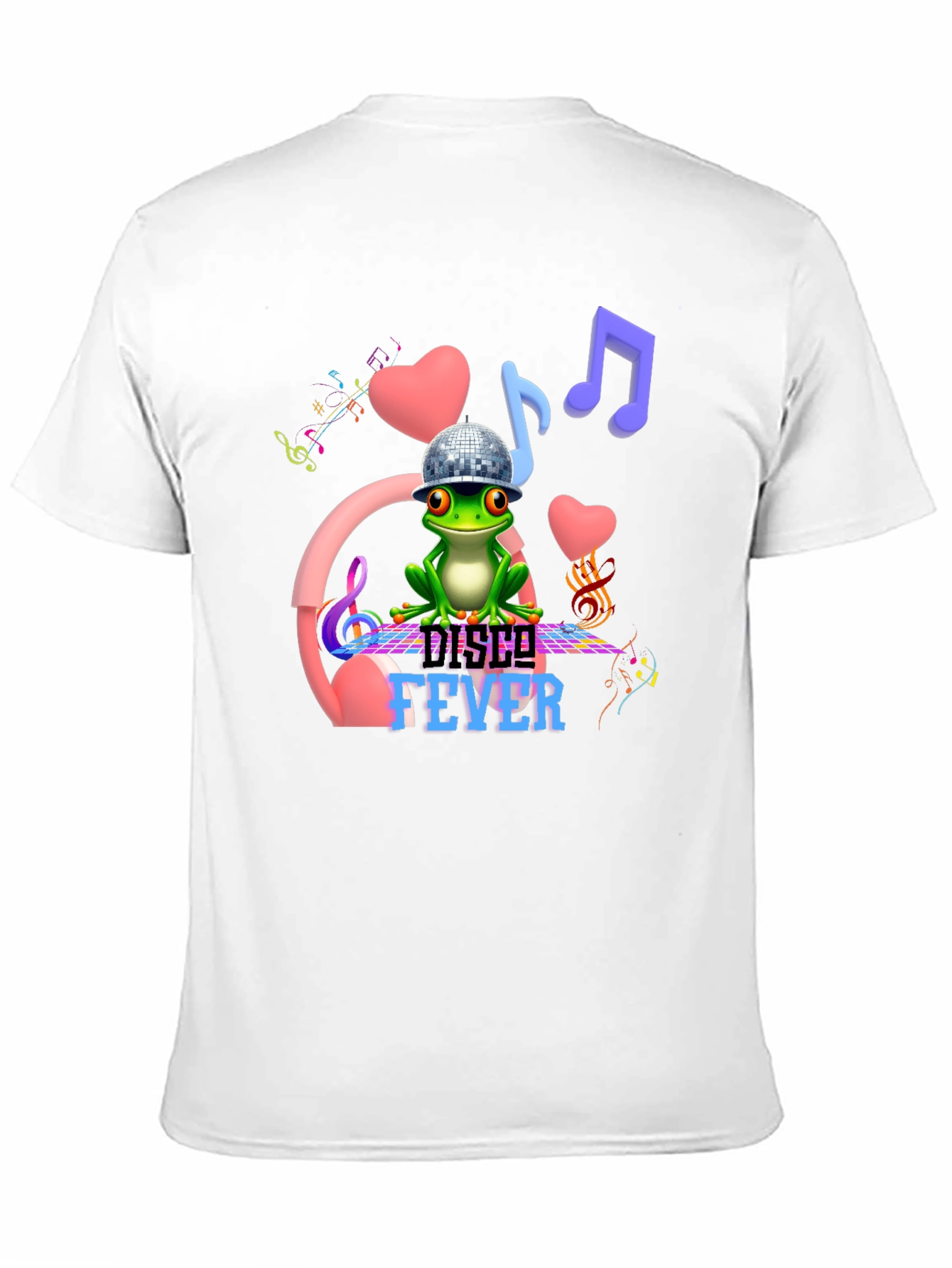 Disco Fever Frog Graphic T-Shirt