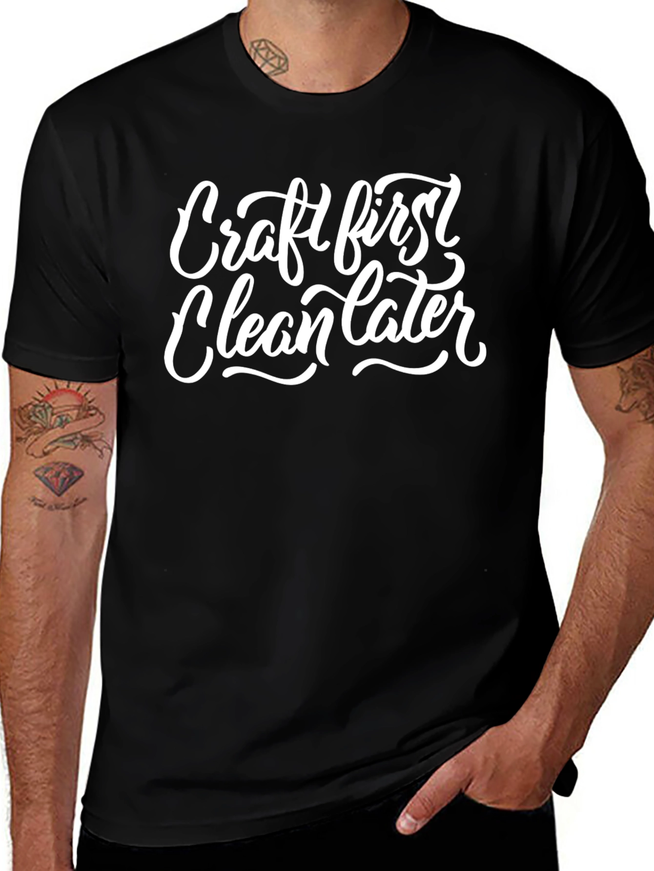 Craft First Clean Later Graphic Tee