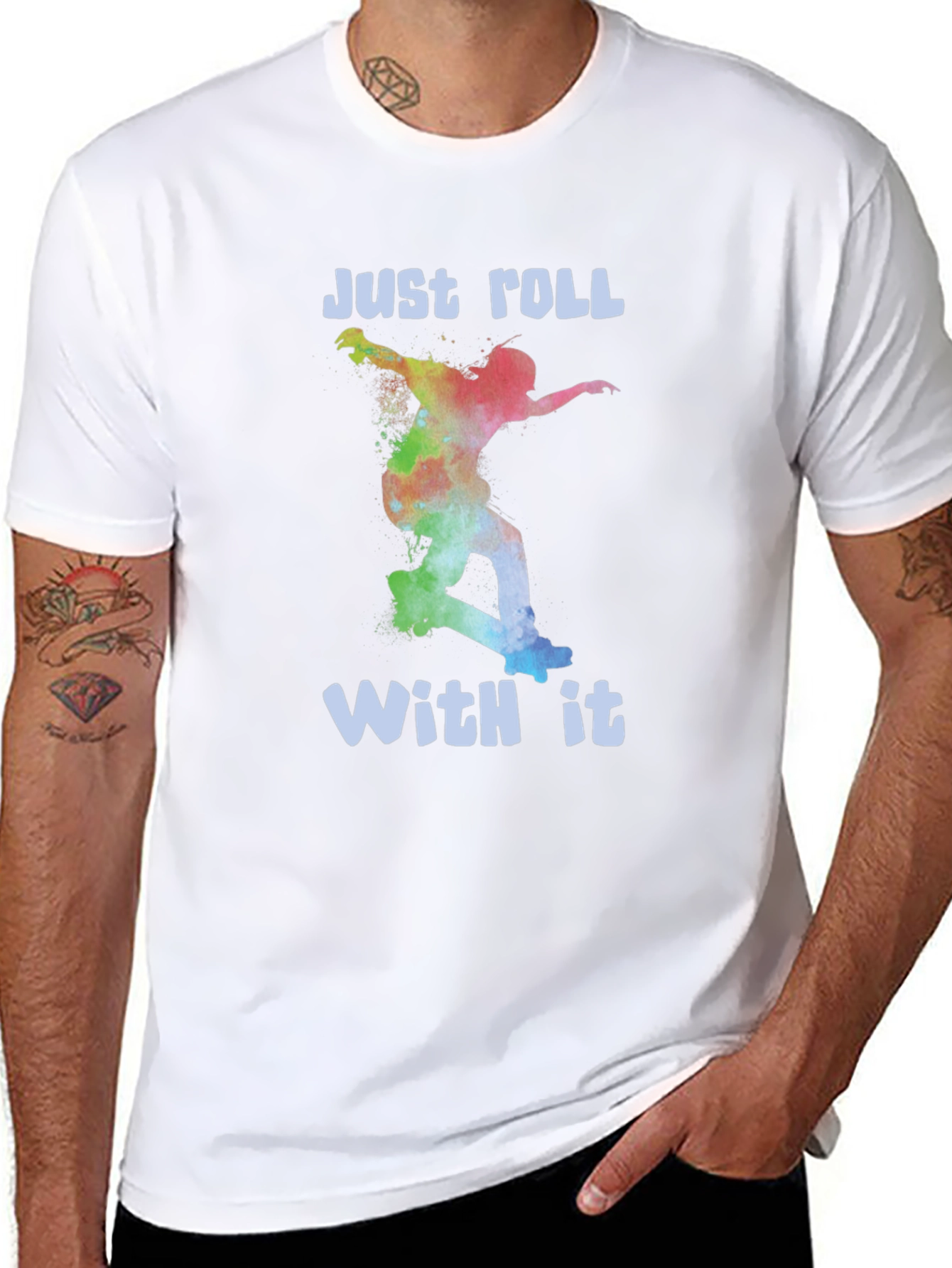 Just Roll With It Graphic Tee