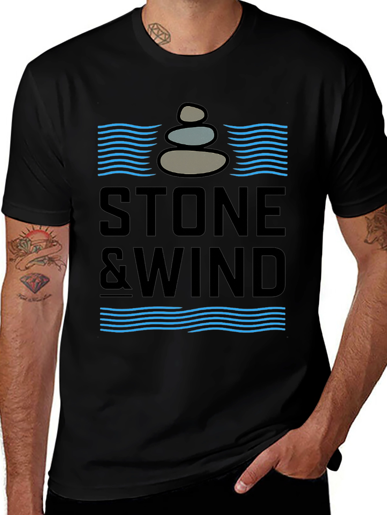 Stone & Wind Graphic T-Shirt - Casual Comfort