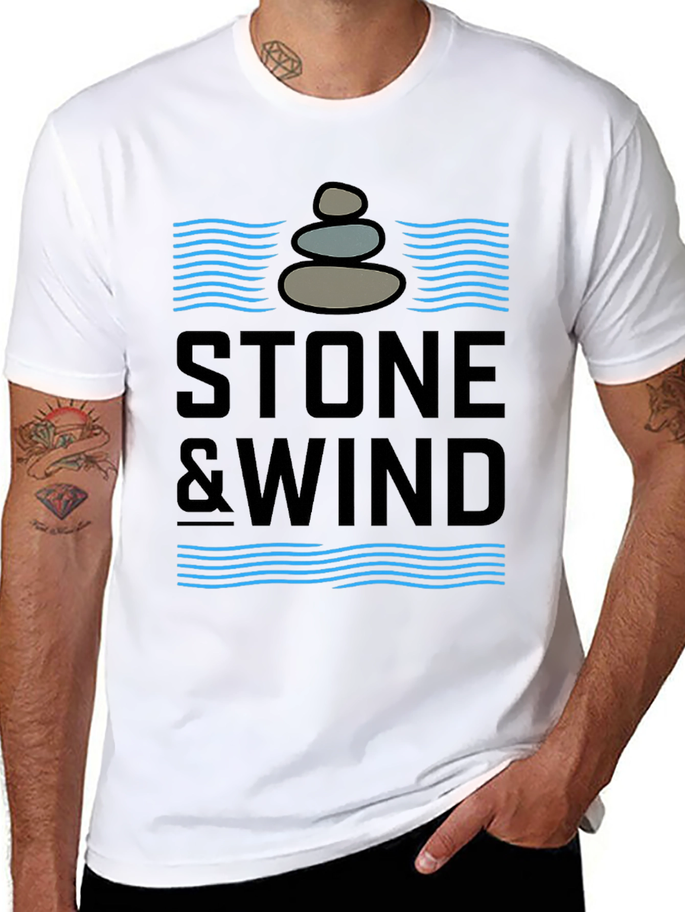 Stone & Wind Graphic T-Shirt - Casual Comfort