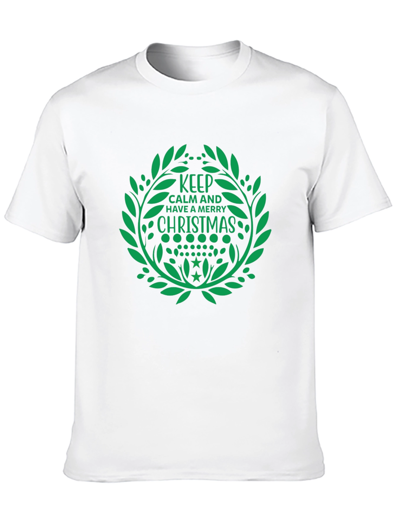 Keep Calm Merry Christmas Graphic Tee