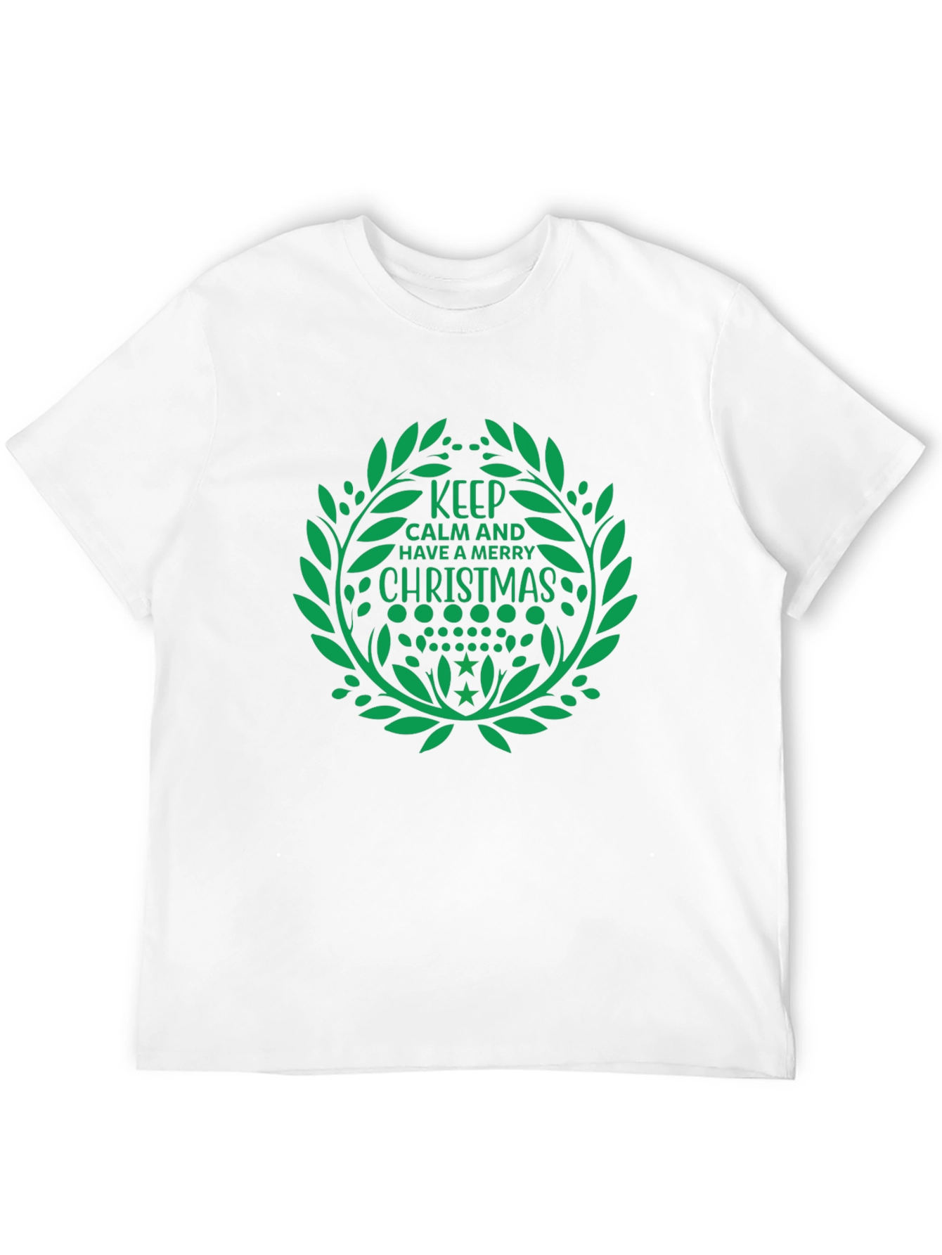 Keep Calm Merry Christmas Graphic Tee