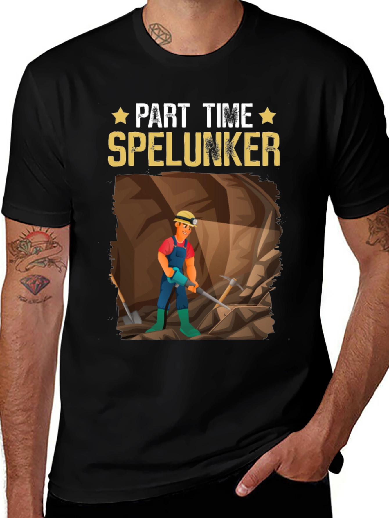 Part Time Spelunker Graphic Tee